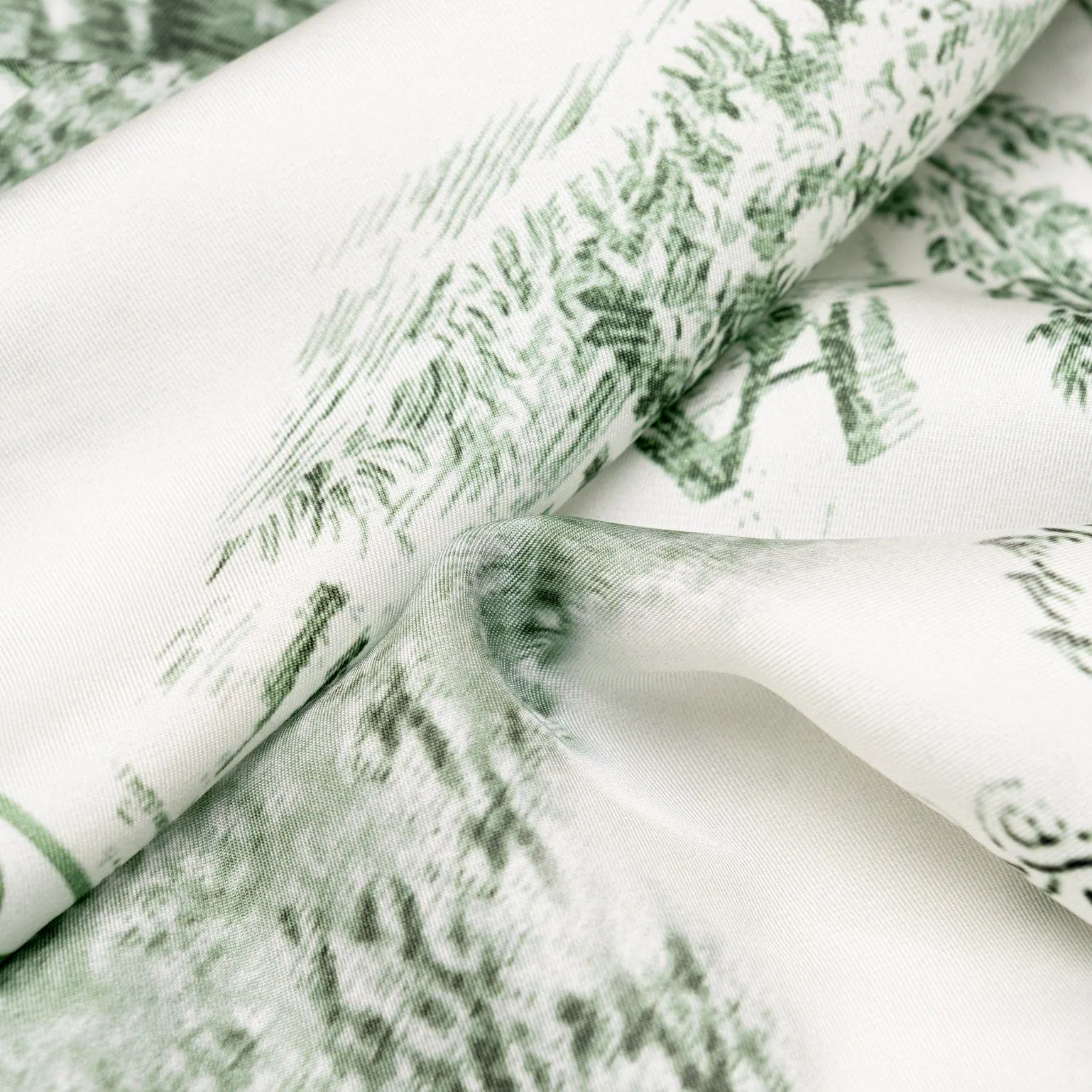 Toile - Long Silk Scarf - Green sold by Elizabetta product image thumbnail 5