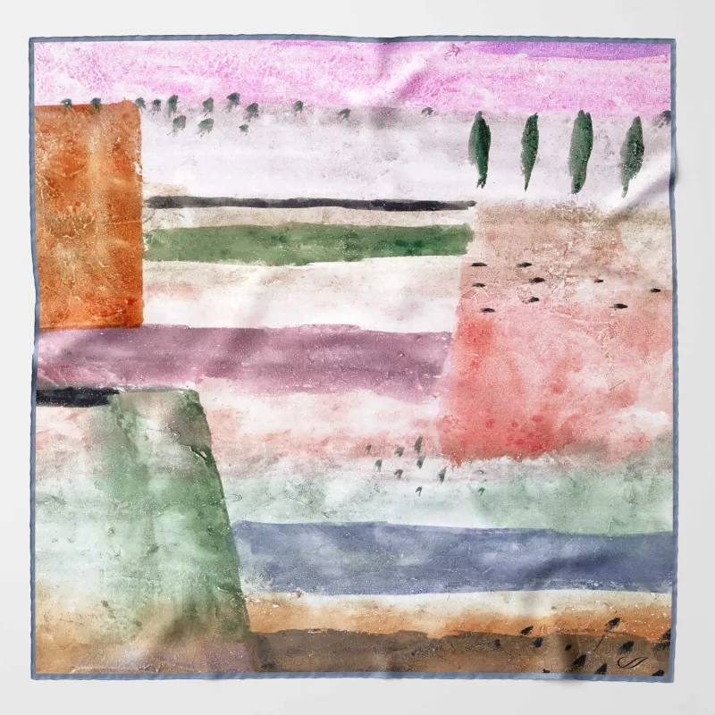 Pagani - Silk Pocket Square - Lavender sold by Elizabetta