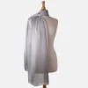 Sophia - Silk Scarf Shawl - Silver Pearl sold by Elizabetta