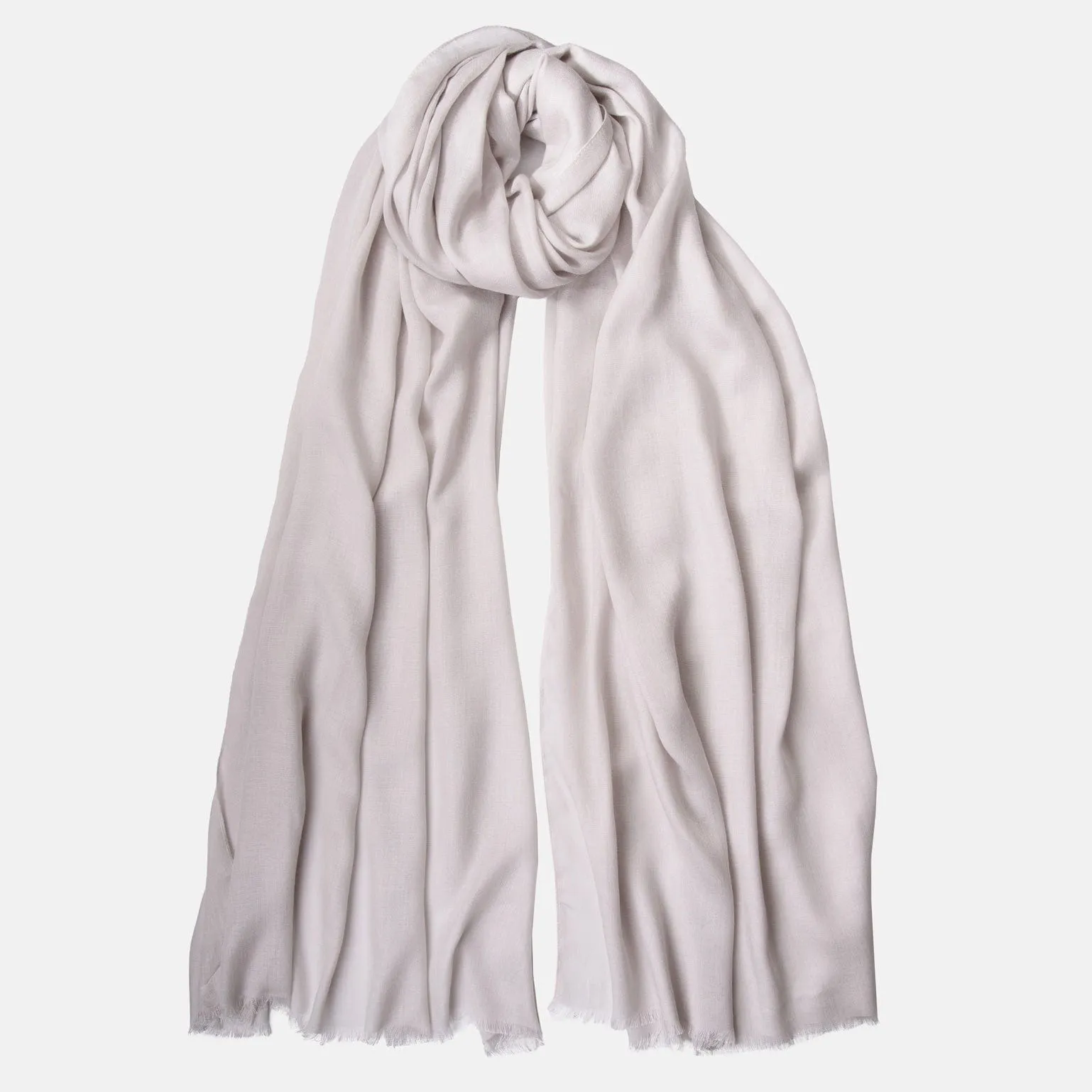 Manuela - Modal Cashmere Wrap - Silver Pearl sold by Elizabetta