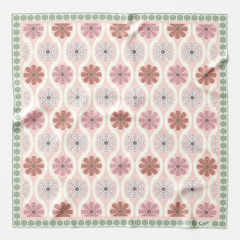 Gargano - Silk Pocket Square - Pink sold by Elizabetta