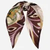 Livia - Silk Scarf Shawl - Burgundy sold by Elizabetta