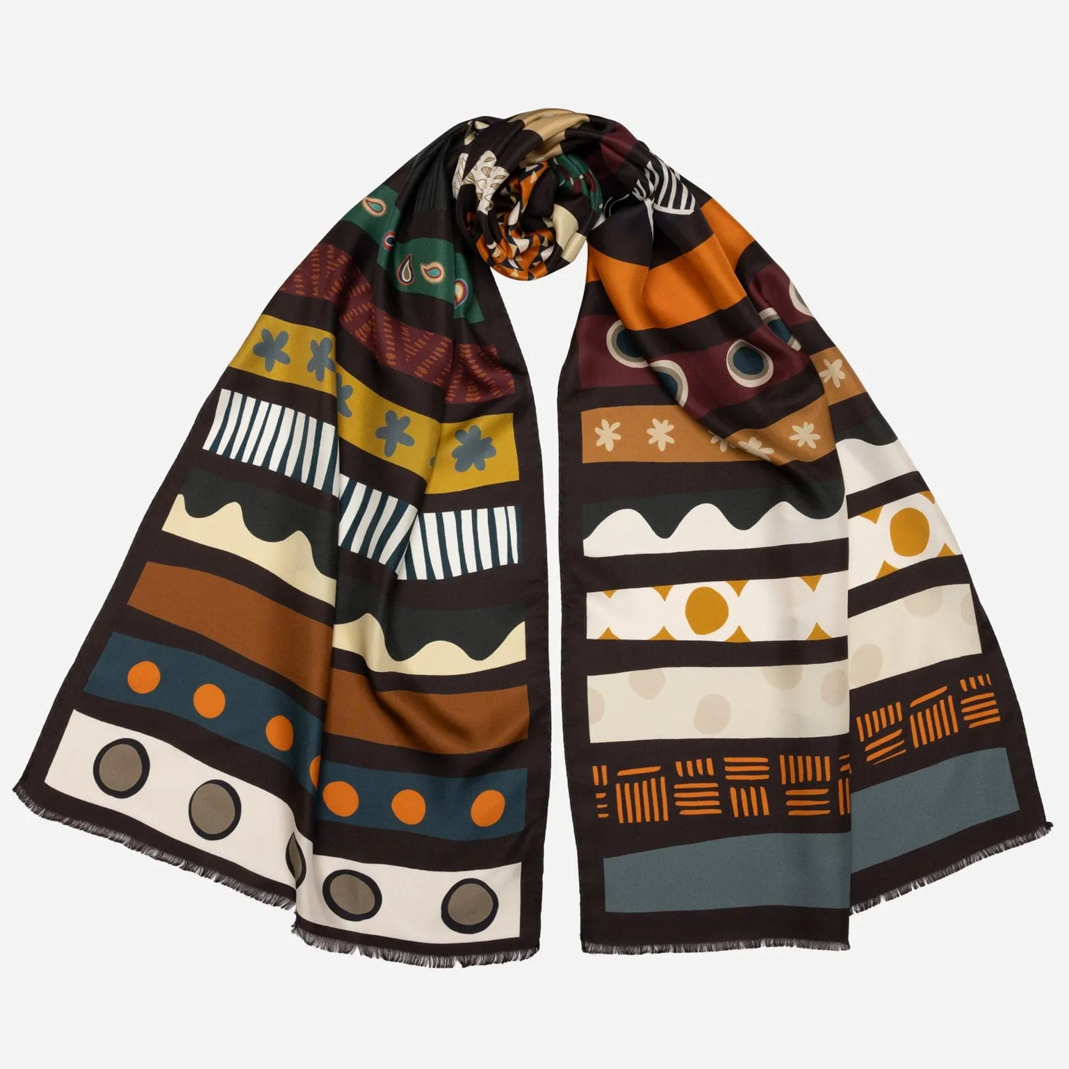 Norcia - Long Silk Scarf sold by Elizabetta