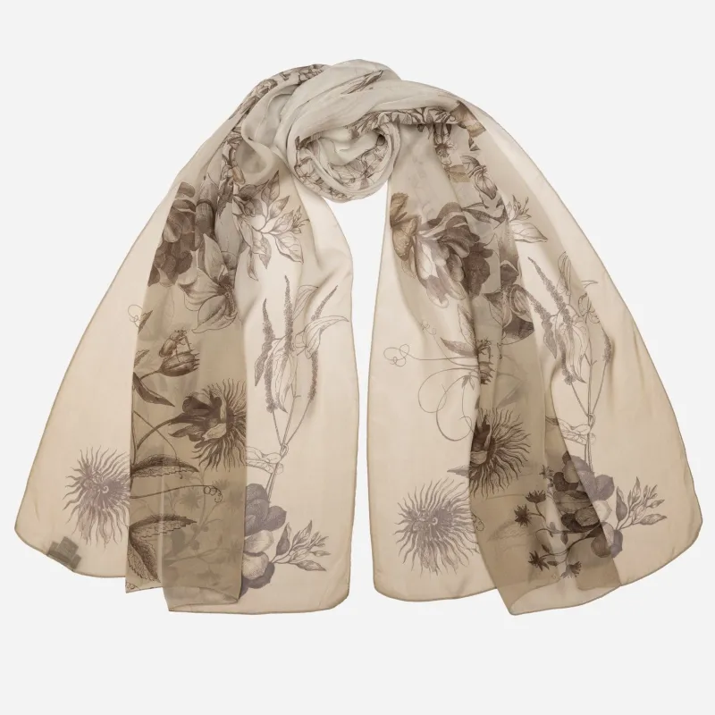Sibilla - Silk Scarf Shawl - Antique Bronze sold by Elizabetta