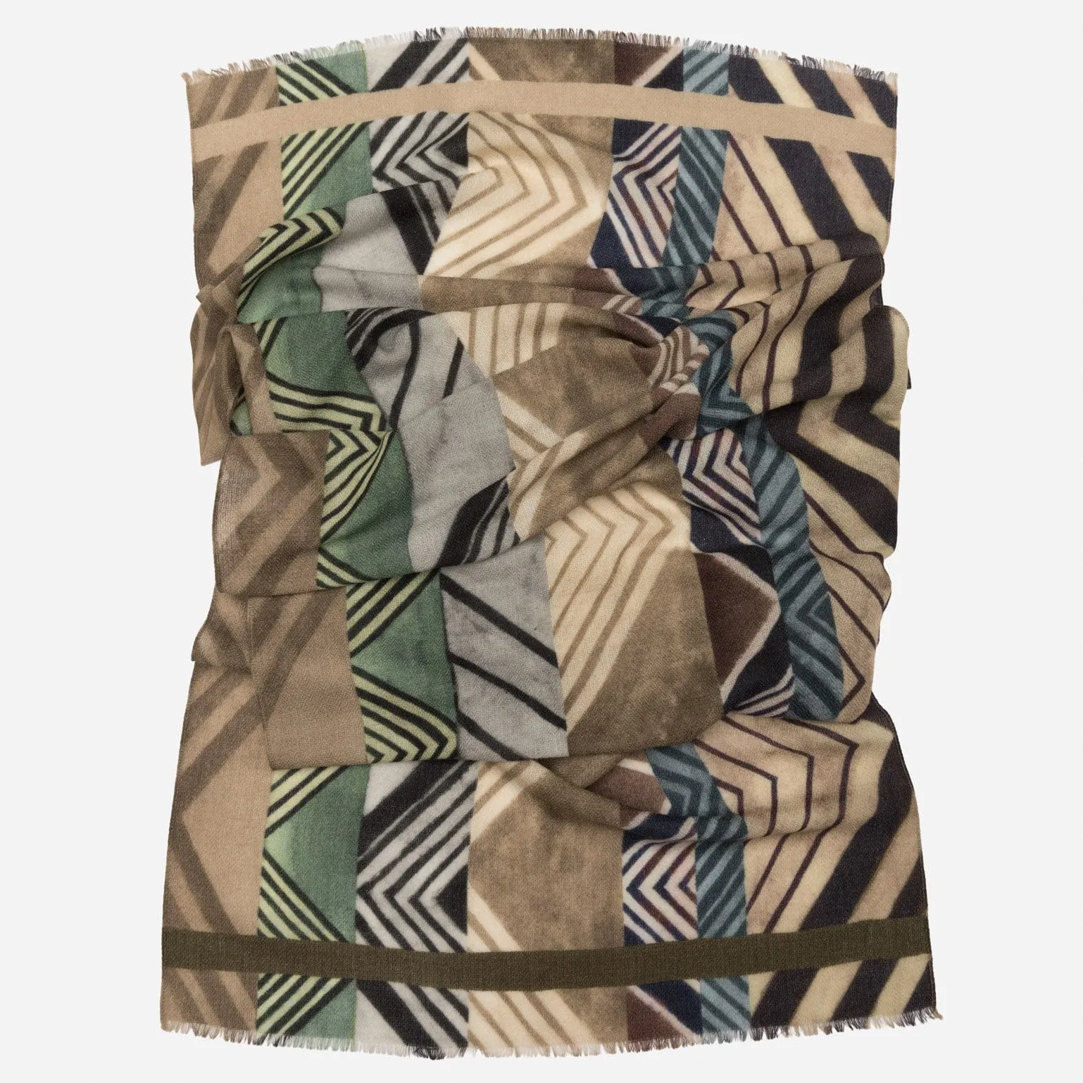 Corvara - Wool Scarf - Tan sold by Elizabetta product image thumbnail 2