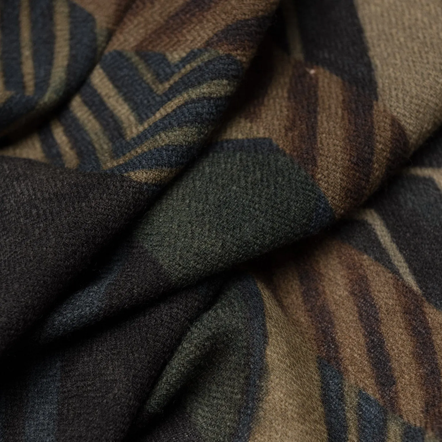 Corvara - Wool Scarf - Charcoal sold by Elizabetta product image thumbnail 3