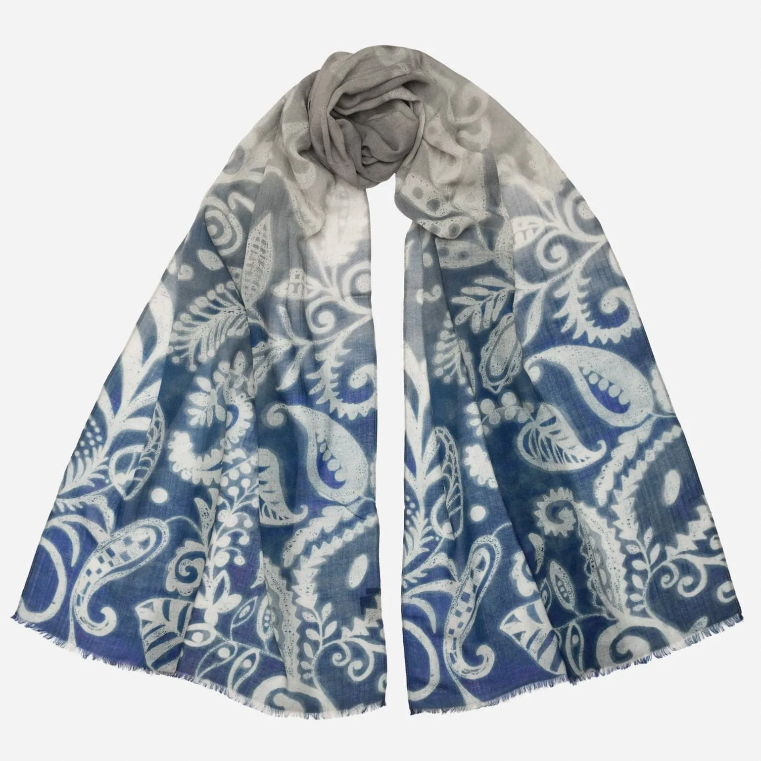 Garda - Wool Scarf - Light Blue sold by Elizabetta