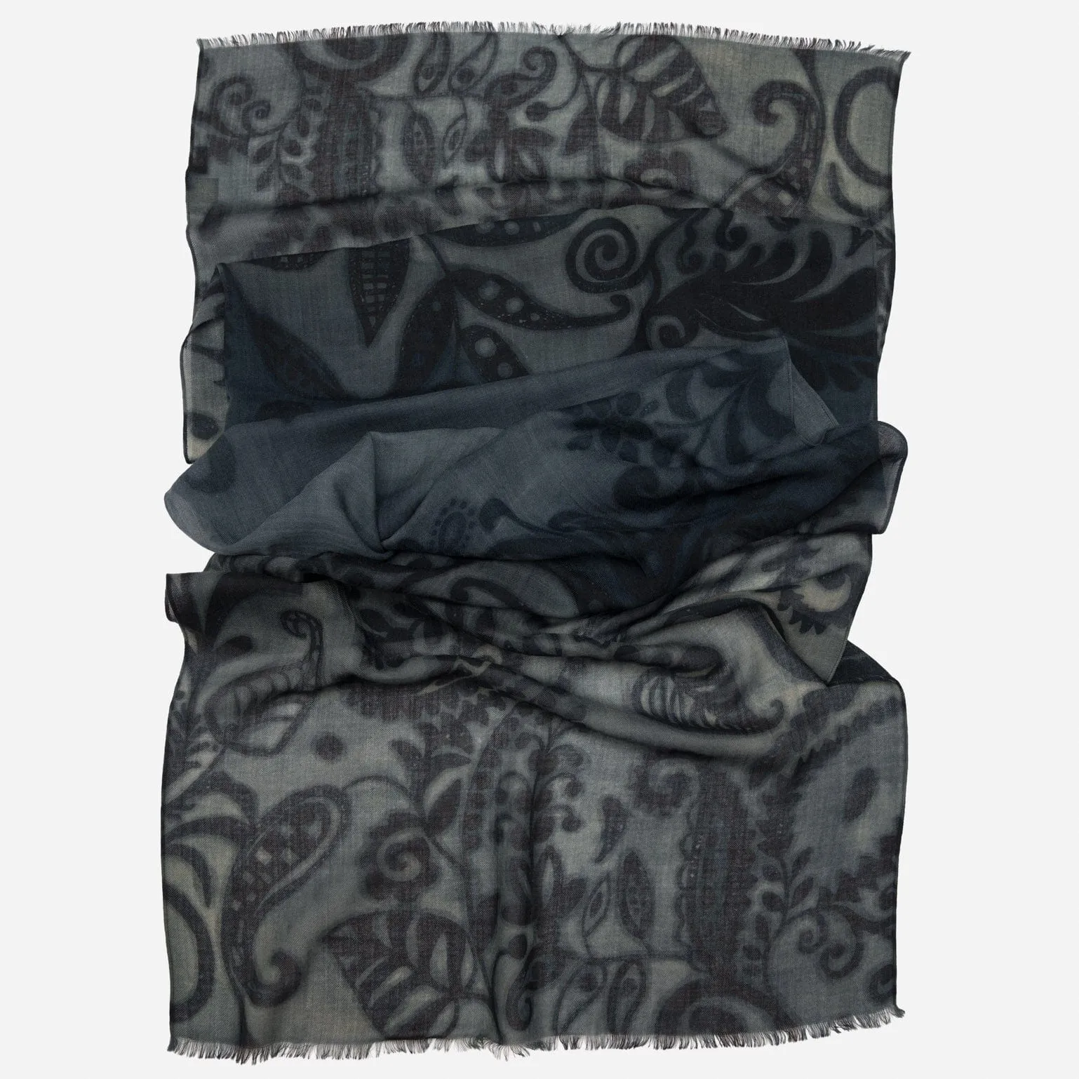 Garda - Wool Scarf - Steel Blue sold by Elizabetta product image thumbnail 2