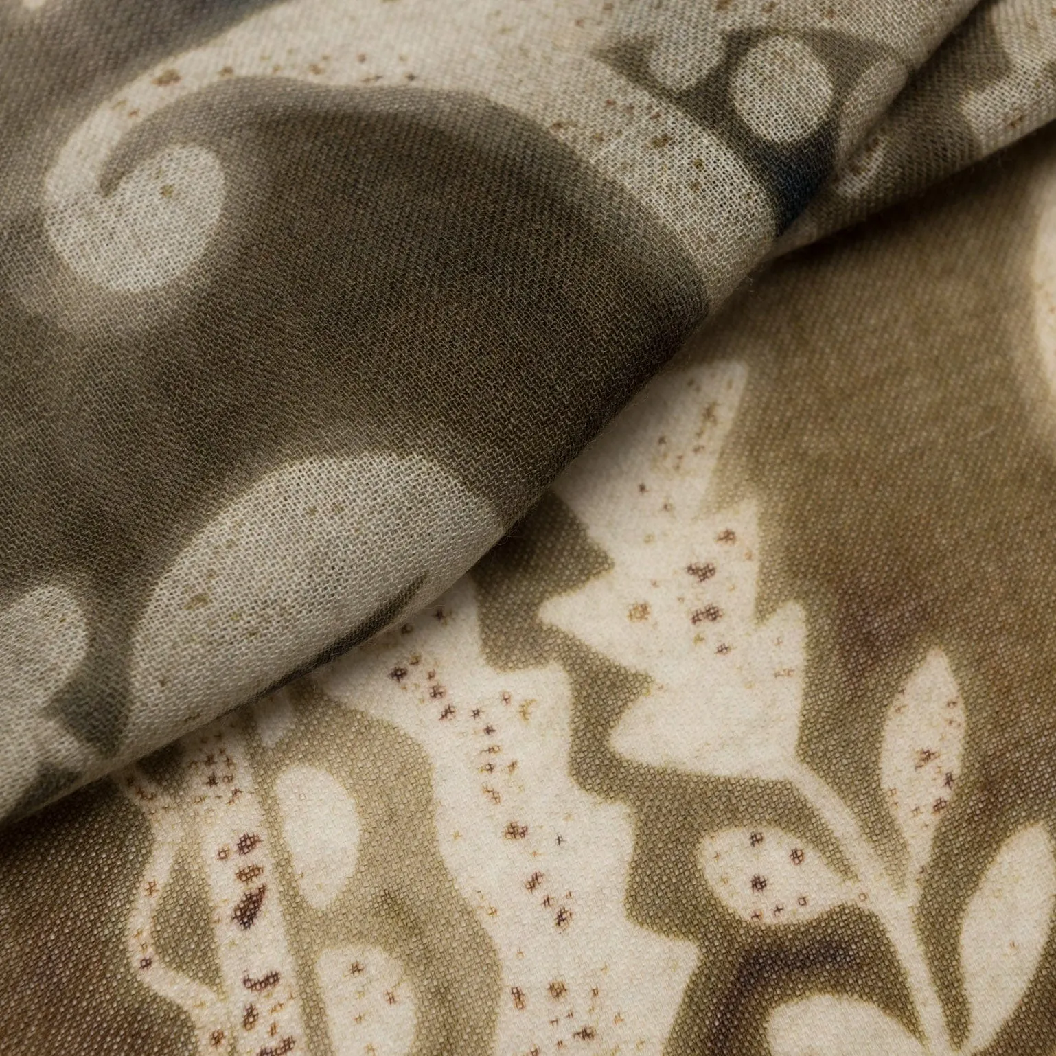 Garda - Wool Scarf - Brown and Tan sold by Elizabetta product image thumbnail 3