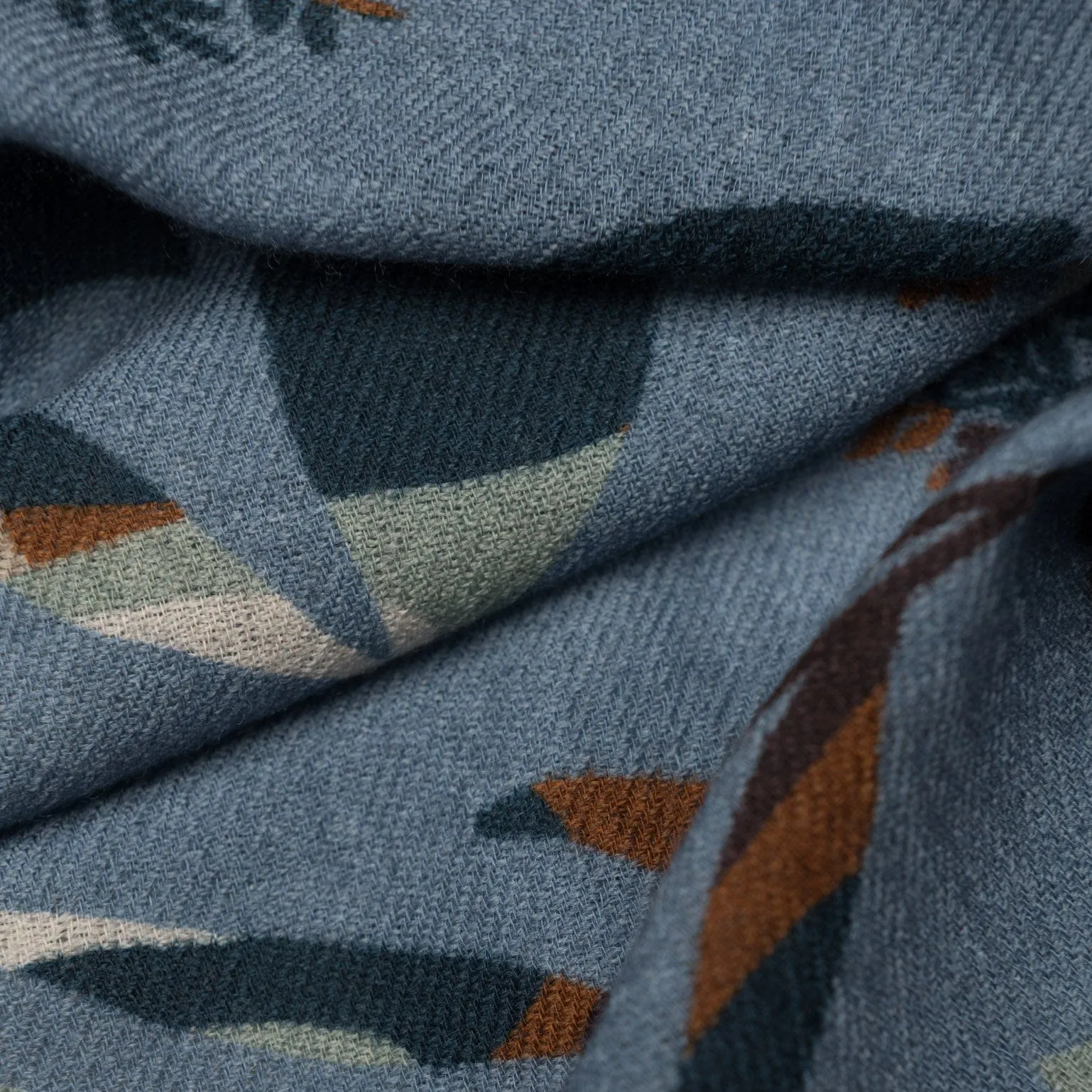 Georgia - Wool Scarf - Sky Blue sold by Elizabetta product image thumbnail 5