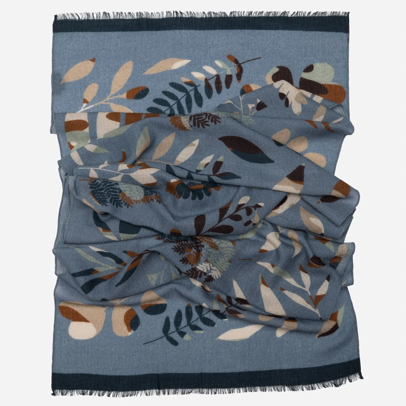 Georgia - Wool Scarf - Sky Blue sold by Elizabetta product image thumbnail 3