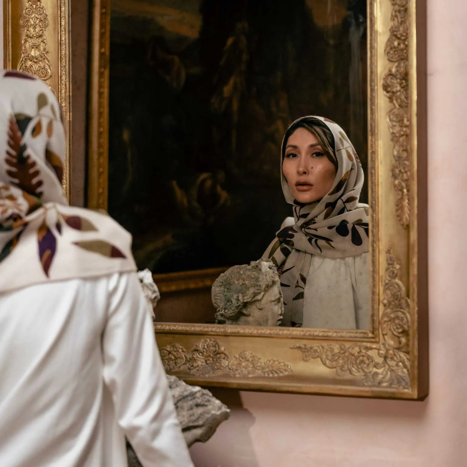 Georgia - Wool Scarf - Beige sold by Elizabetta product image thumbnail 4