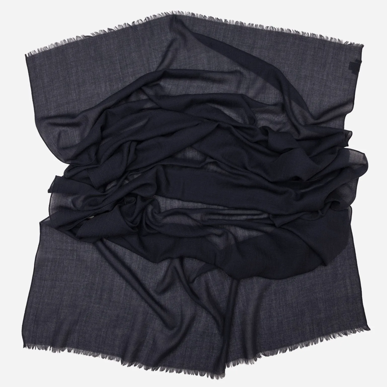 Salerno - Wool Silk Scarf - Navy sold by Elizabetta product image thumbnail 2