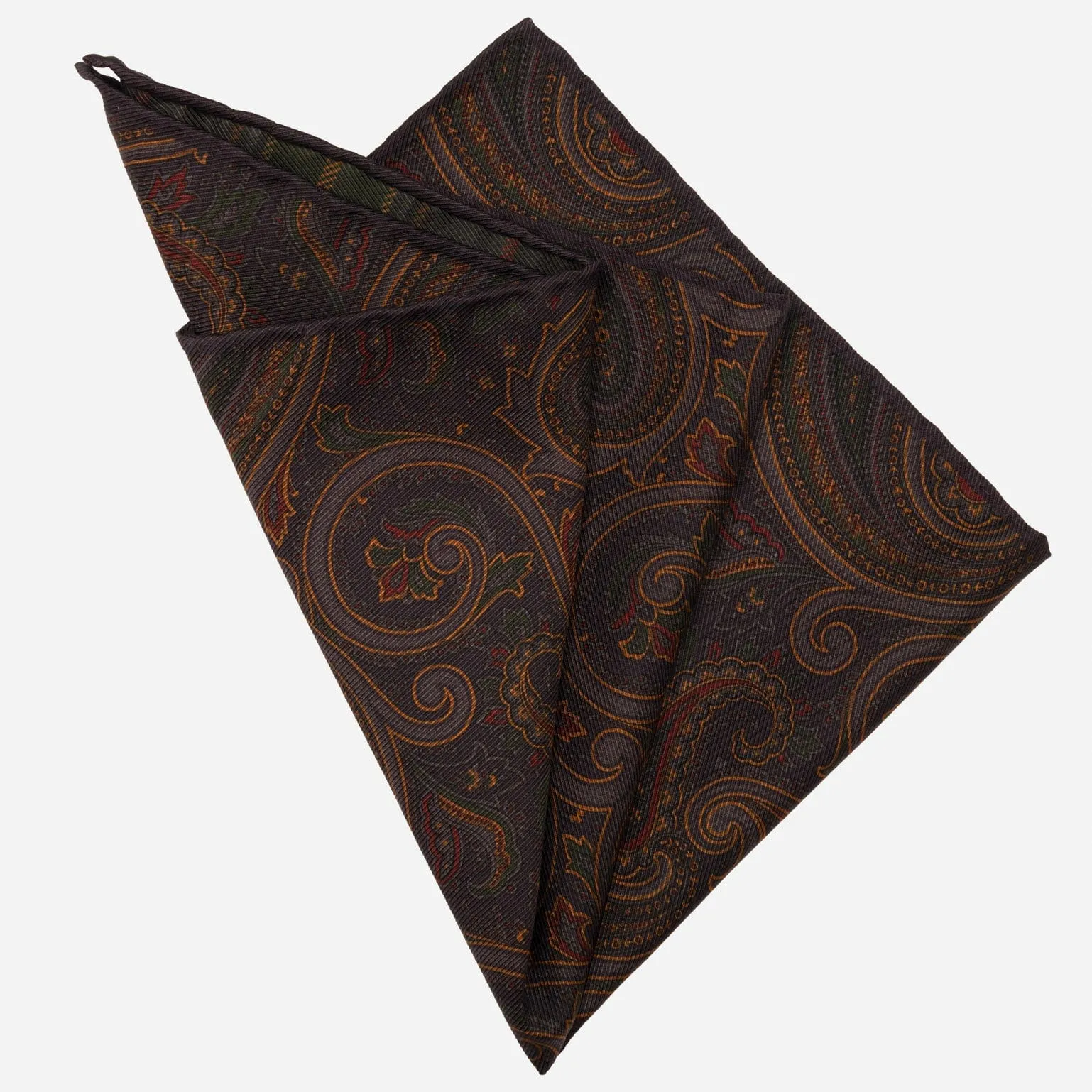 Positano - Double Sided Silk Pocket Square - Navy sold by Elizabetta product image thumbnail 3