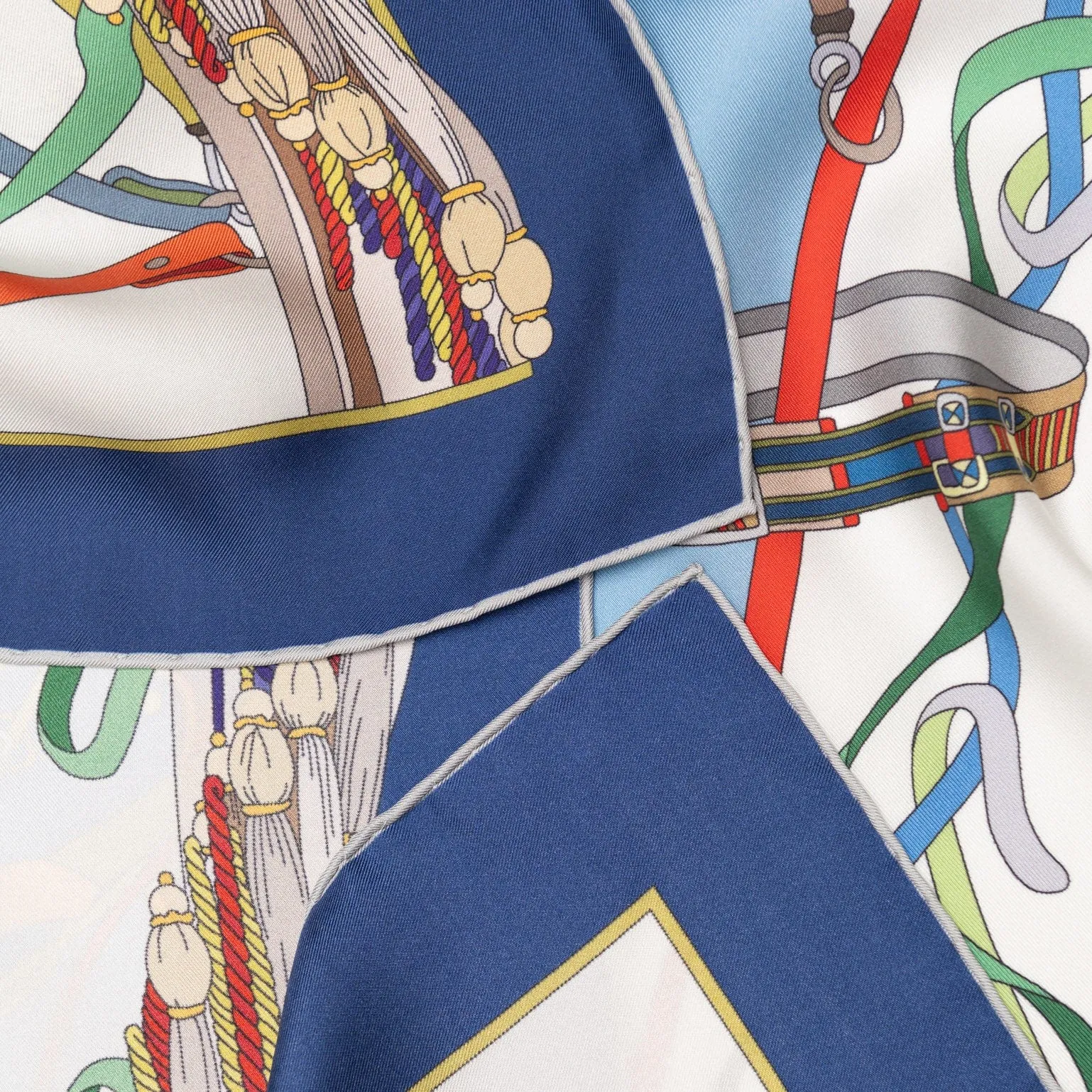 Sella Nobile - Silk Foulard - Blue sold by Elizabetta product image thumbnail 4