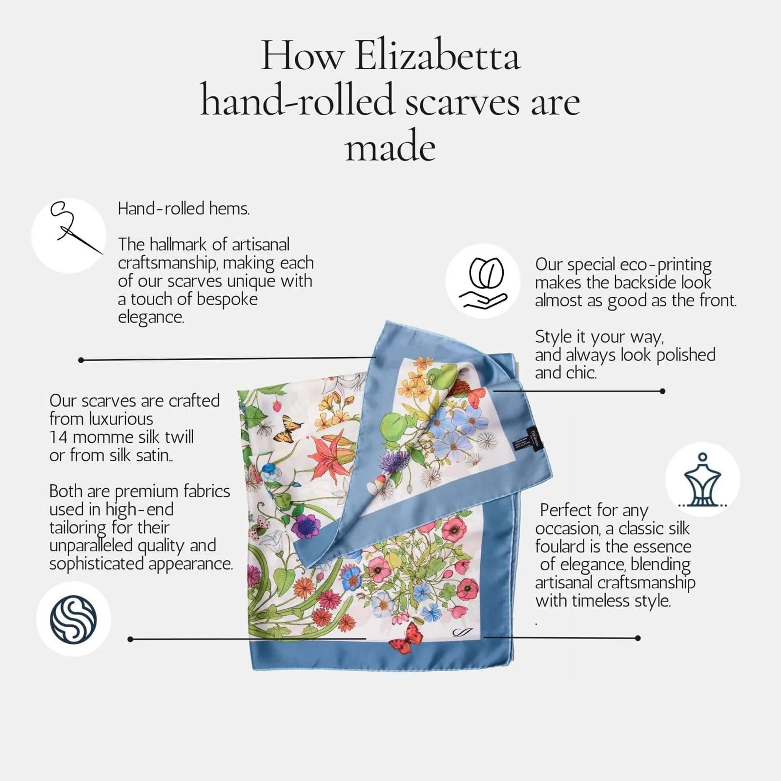 Paulina - Silk Foulard - Orange sold by Elizabetta product image thumbnail 5