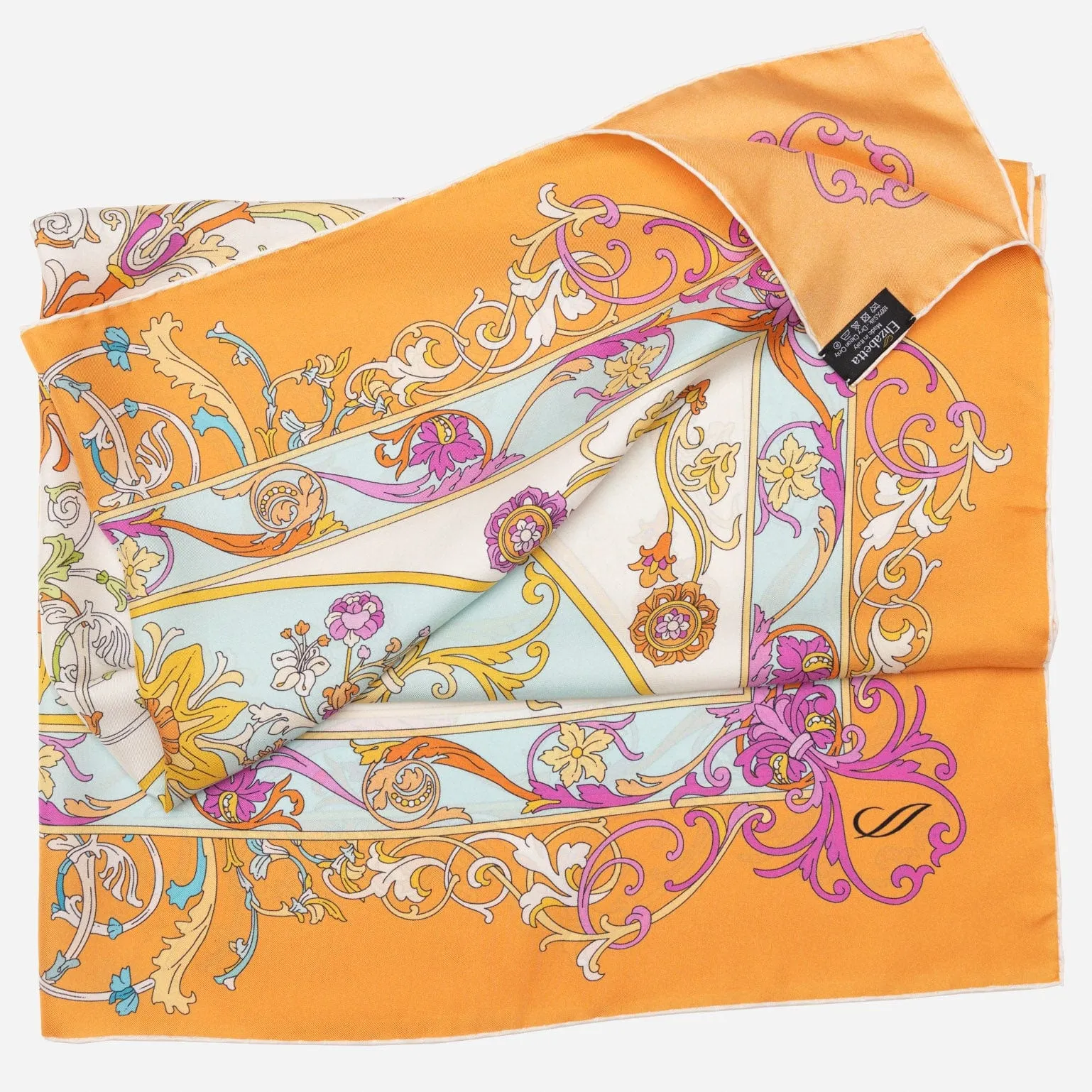 Paulina - Silk Foulard - Orange sold by Elizabetta product image thumbnail 3