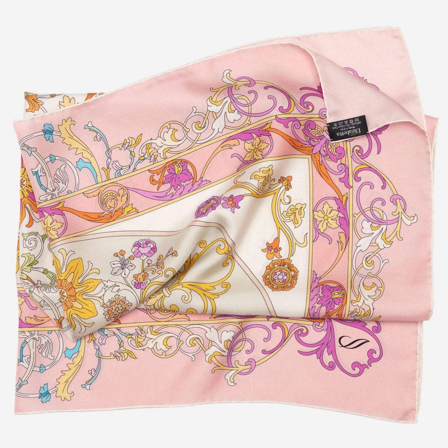 Paulina - Silk Foulard - Pink sold by Elizabetta product image thumbnail 3