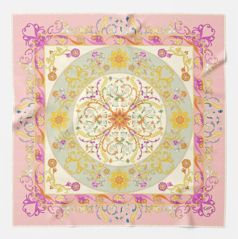 Paulina - Silk Foulard - Pink sold by Elizabetta