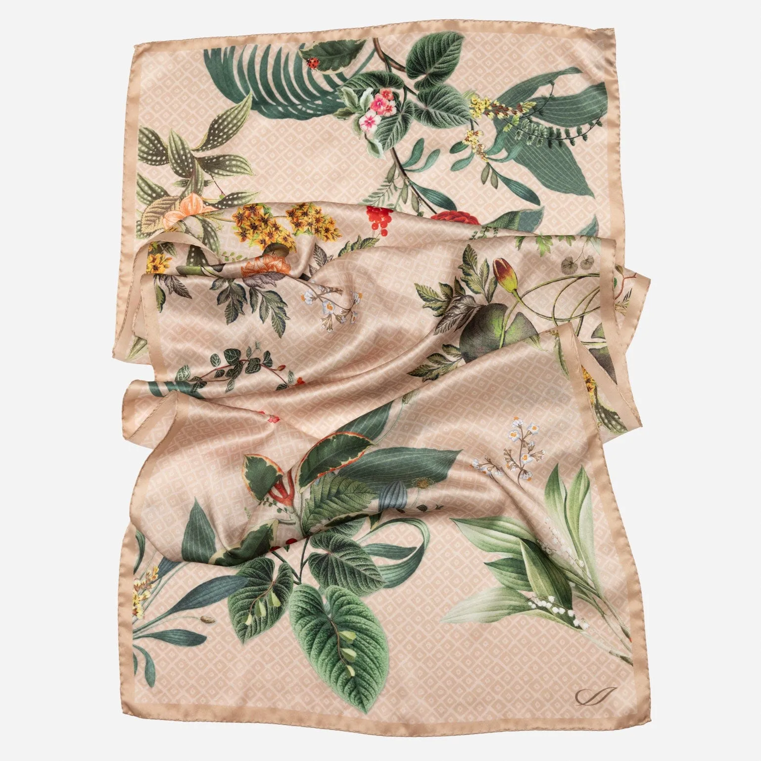 Sara - Long Silk Scarf - Beige sold by Elizabetta product image thumbnail 2