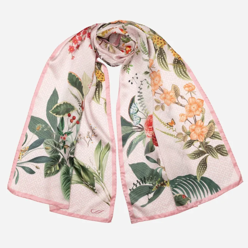 Sara - Long Silk Scarf - Pink sold by Elizabetta