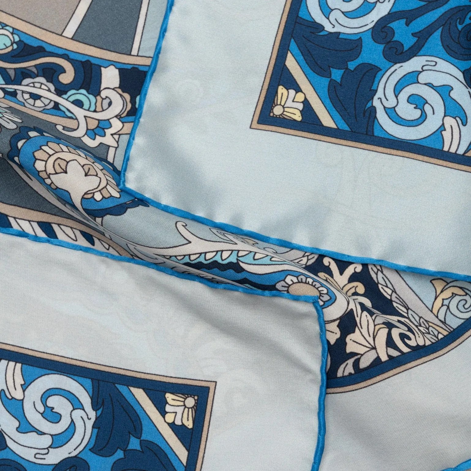 Romina - Silk Foulard - Blue sold by Elizabetta product image thumbnail 4