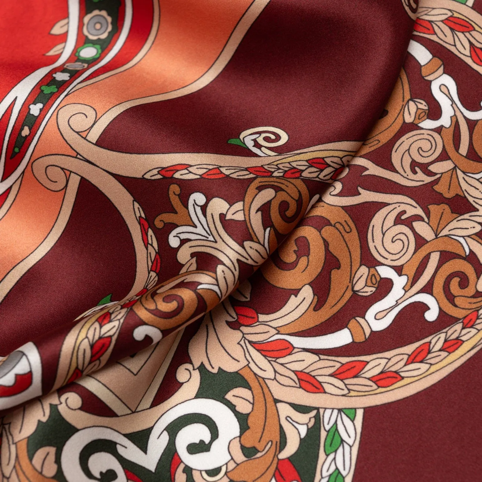 Romina - Silk Foulard - Red sold by Elizabetta product image thumbnail 5