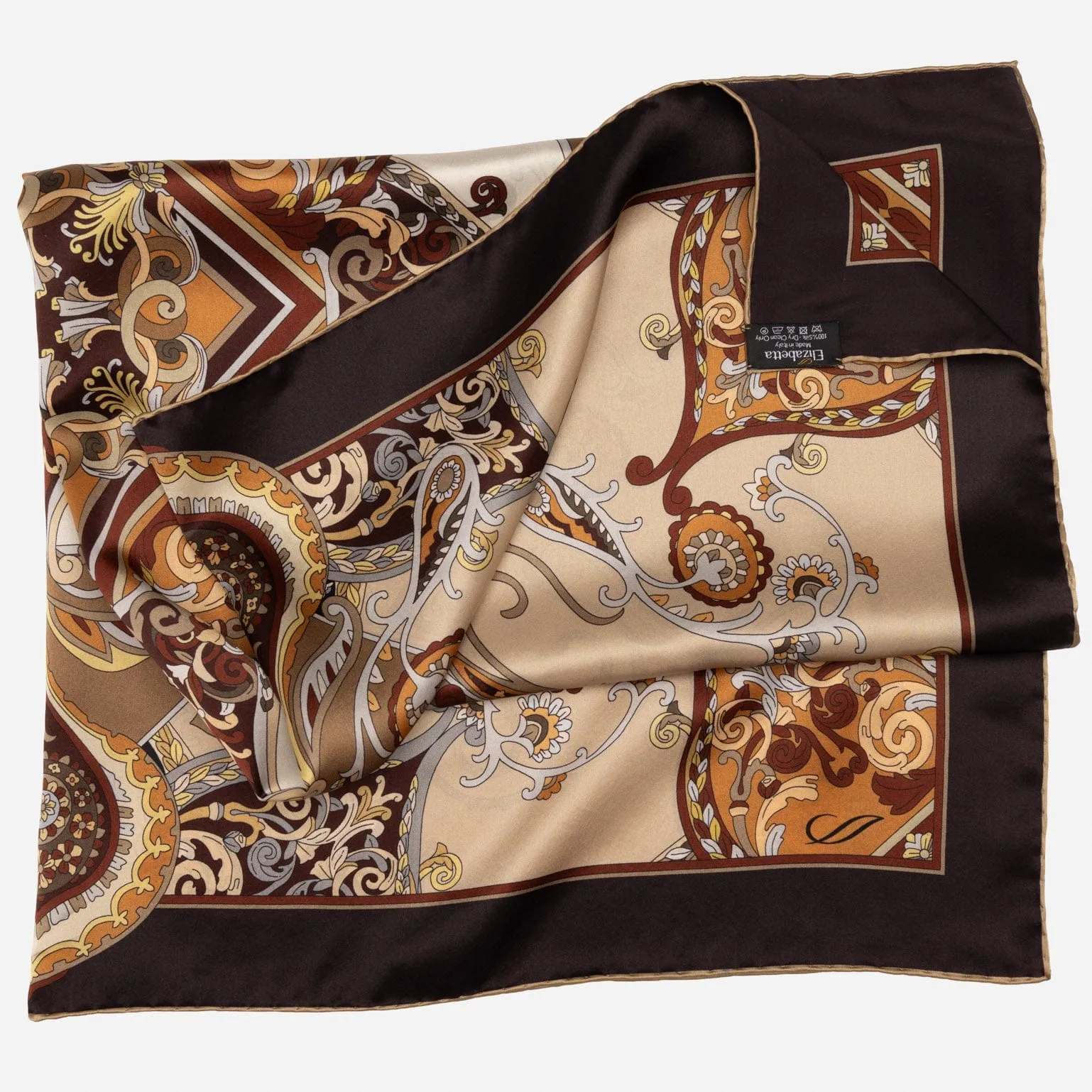 Romina - Silk Foulard - Neutrals sold by Elizabetta product image thumbnail 3