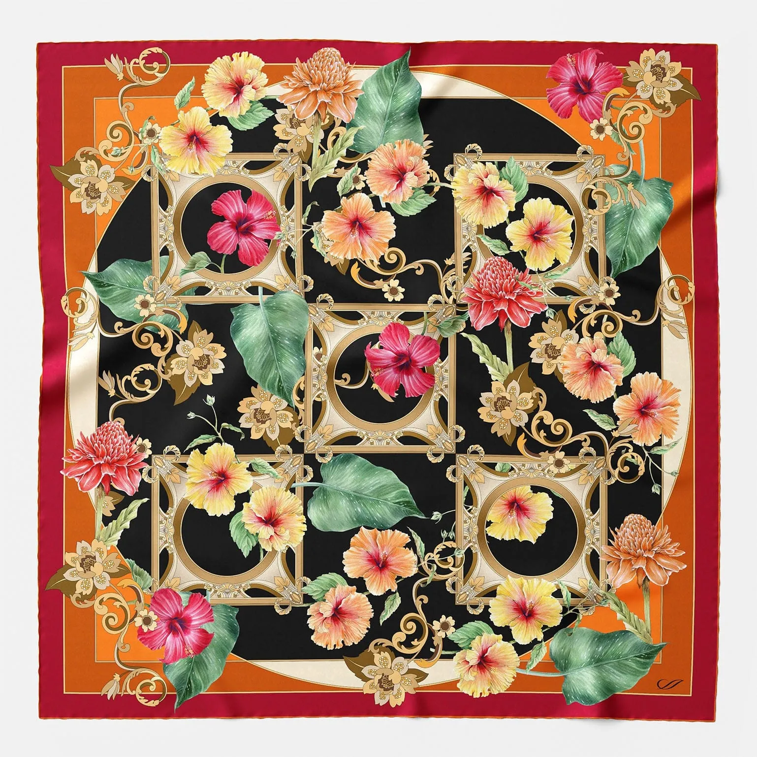 Ibisco - Silk Foulard sold by Elizabetta
