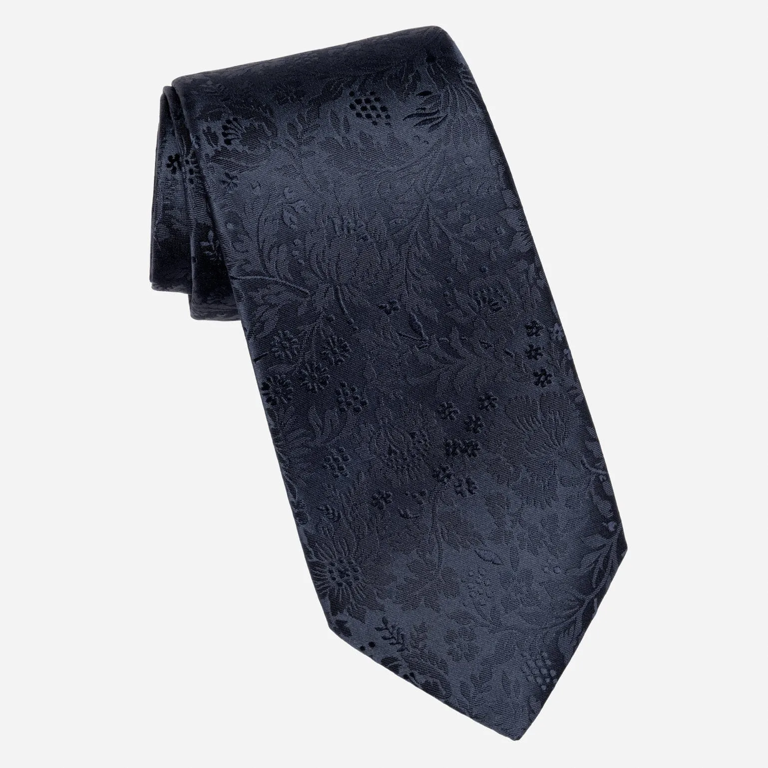 Goldoni - Silk Jacquard Tie - Midnight Blue sold by Elizabetta product image thumbnail 2