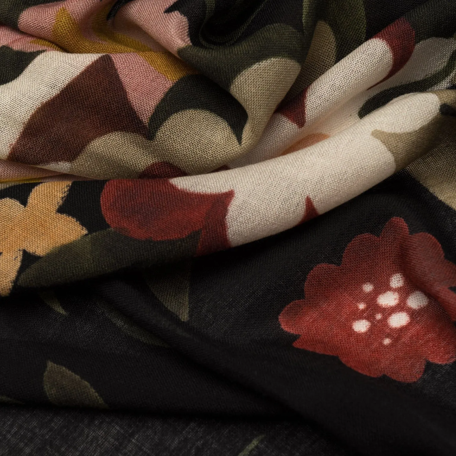 Rita - Wool Scarf - Black sold by Elizabetta product image thumbnail 3