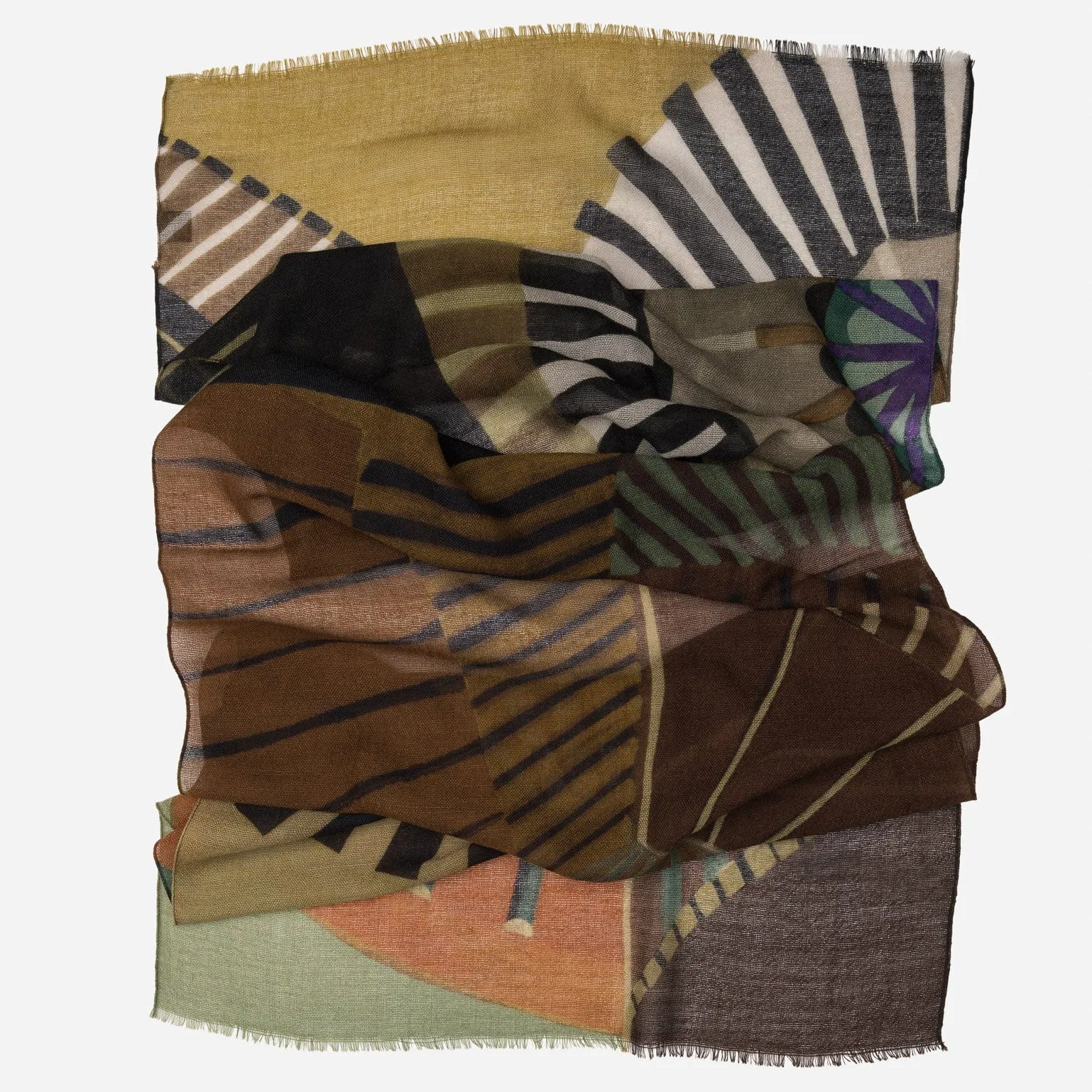 Bolzano - Wool Scarf - Brown sold by Elizabetta product image thumbnail 3