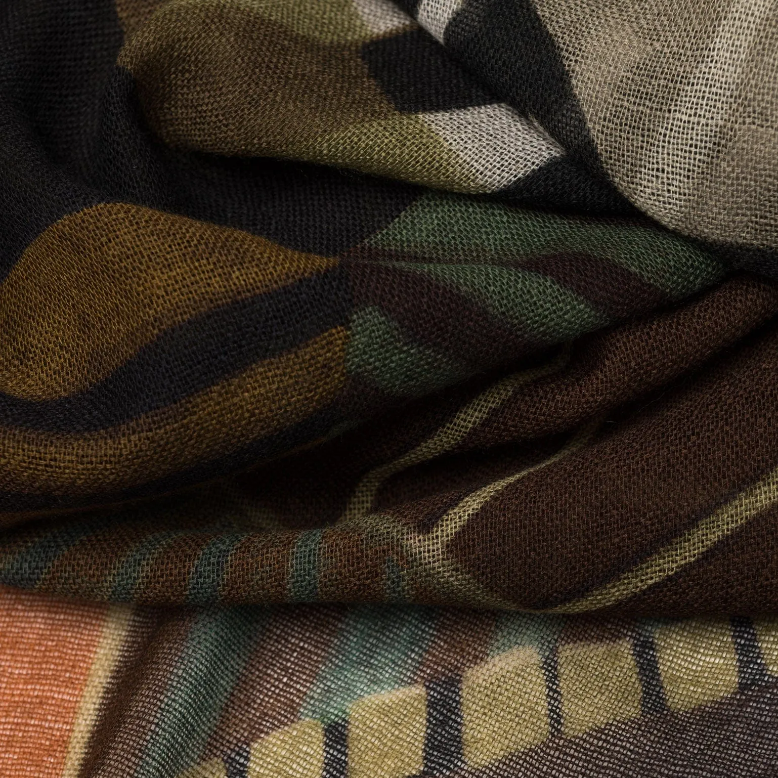 Bolzano - Wool Scarf - Brown sold by Elizabetta product image thumbnail 4