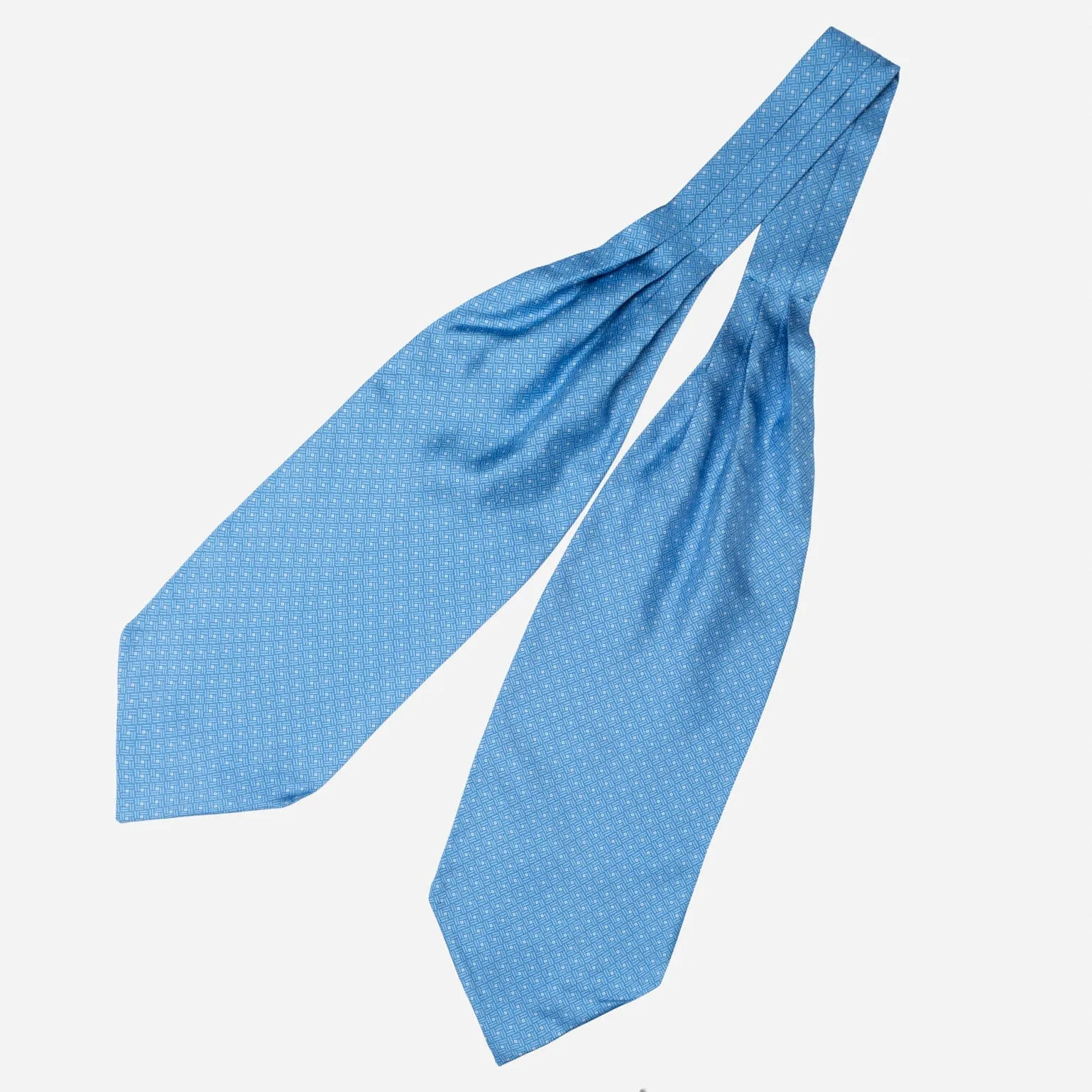 Sanremo - Silk Ascot Cravat Tie - Sky Blue sold by Elizabetta product image thumbnail 2