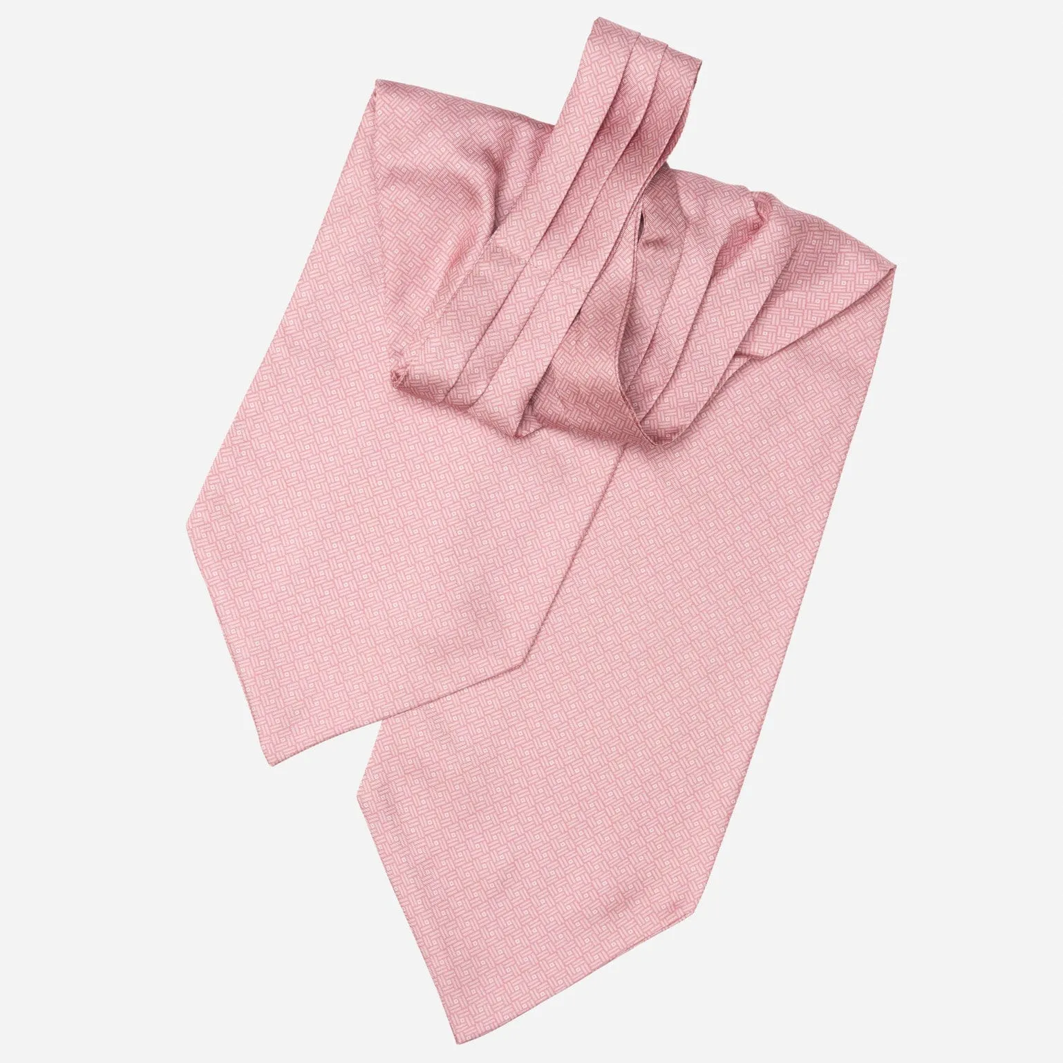 Sanremo - Silk Ascot Cravat Tie - Pink sold by Elizabetta product image thumbnail 3