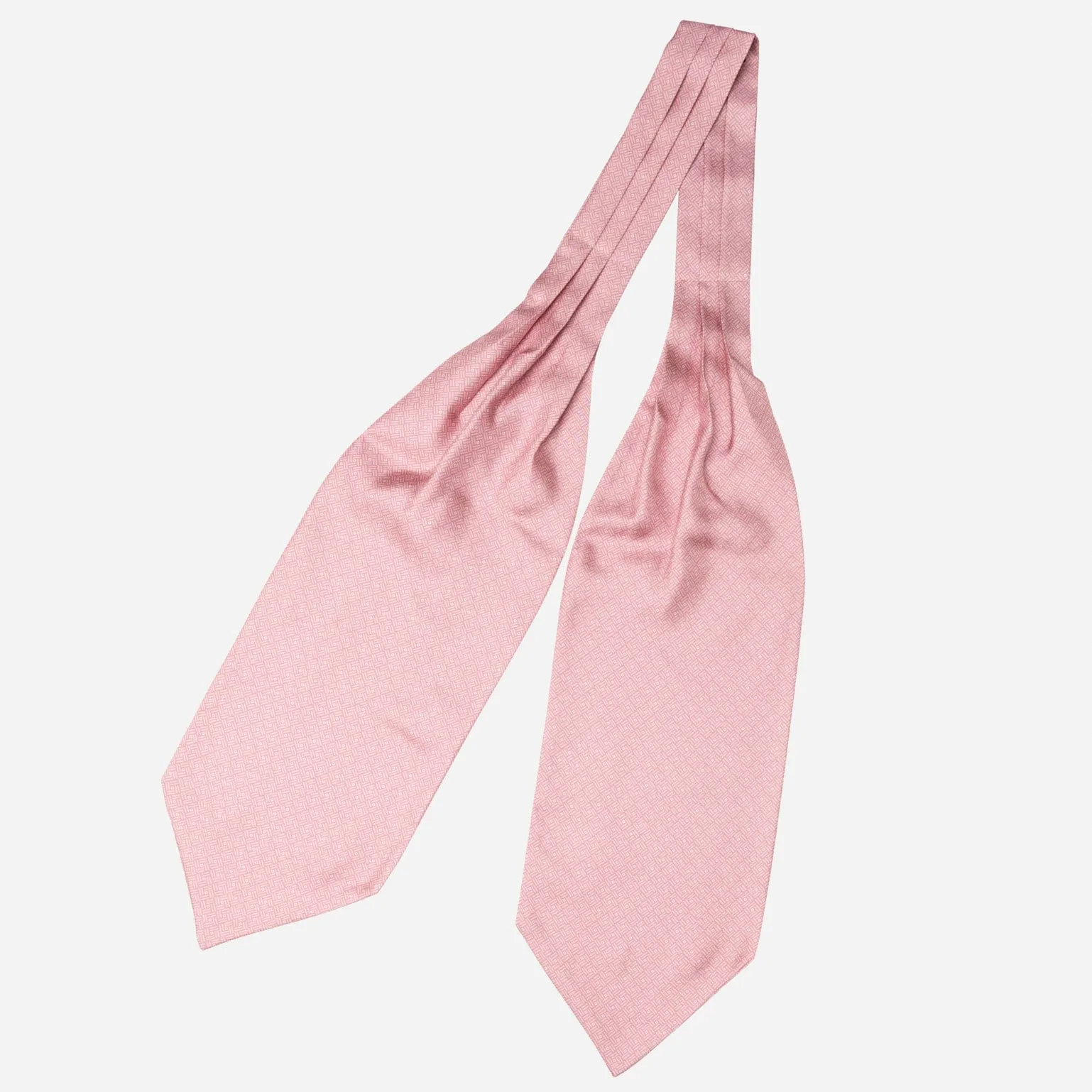 Sanremo - Silk Ascot Cravat Tie - Pink sold by Elizabetta product image thumbnail 2
