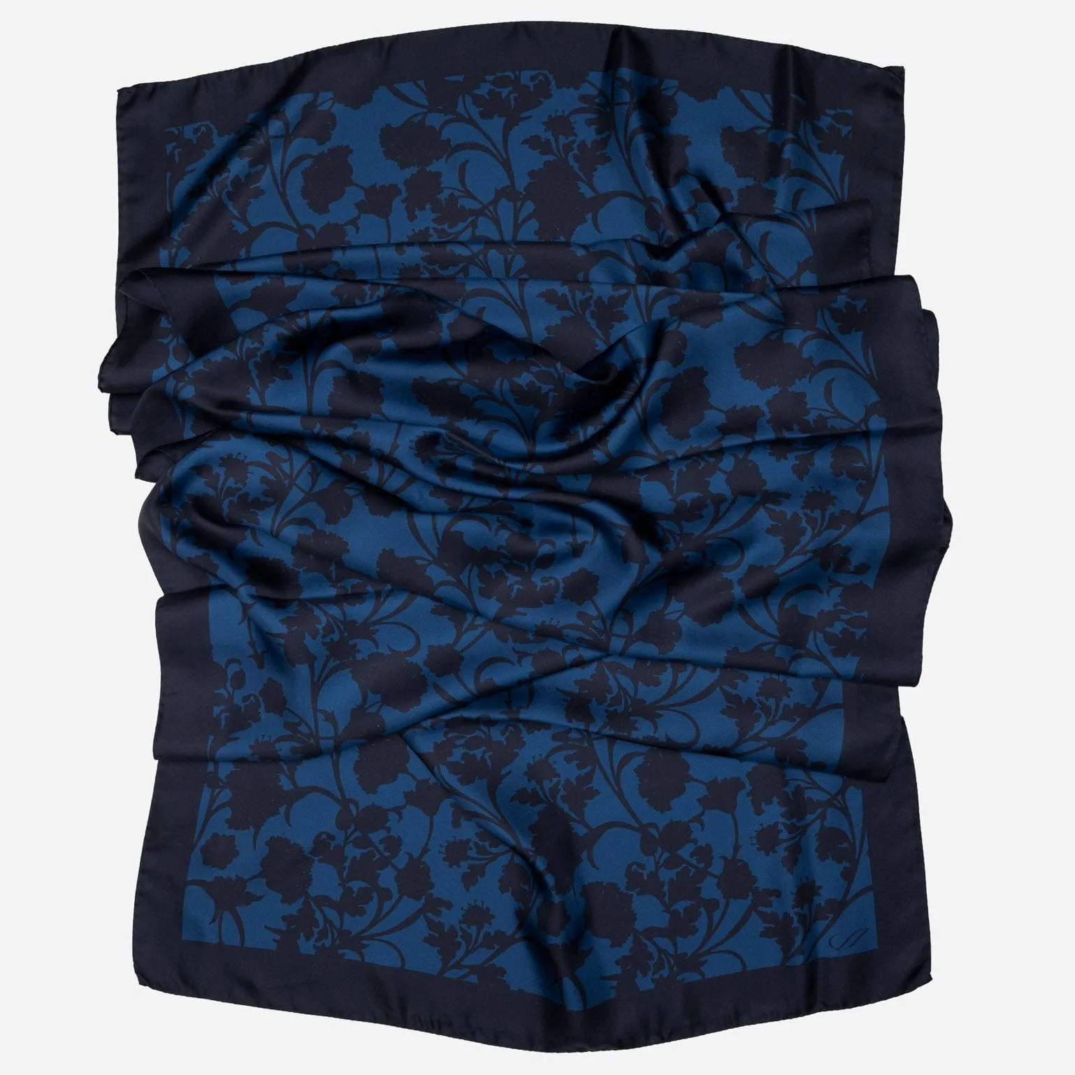 Regina - Silk Scarf Shawl - Midnight Blue sold by Elizabetta product image thumbnail 4