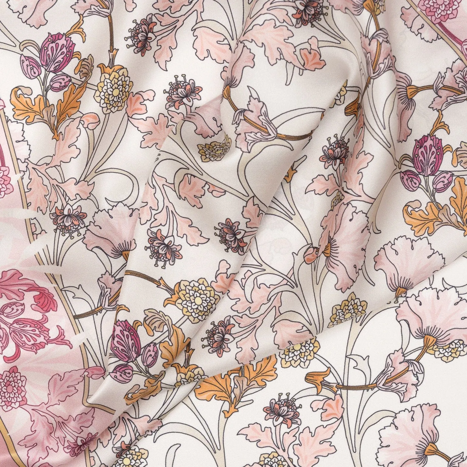 Ofelia - Long Silk Scarf - Pink sold by Elizabetta product image thumbnail 5