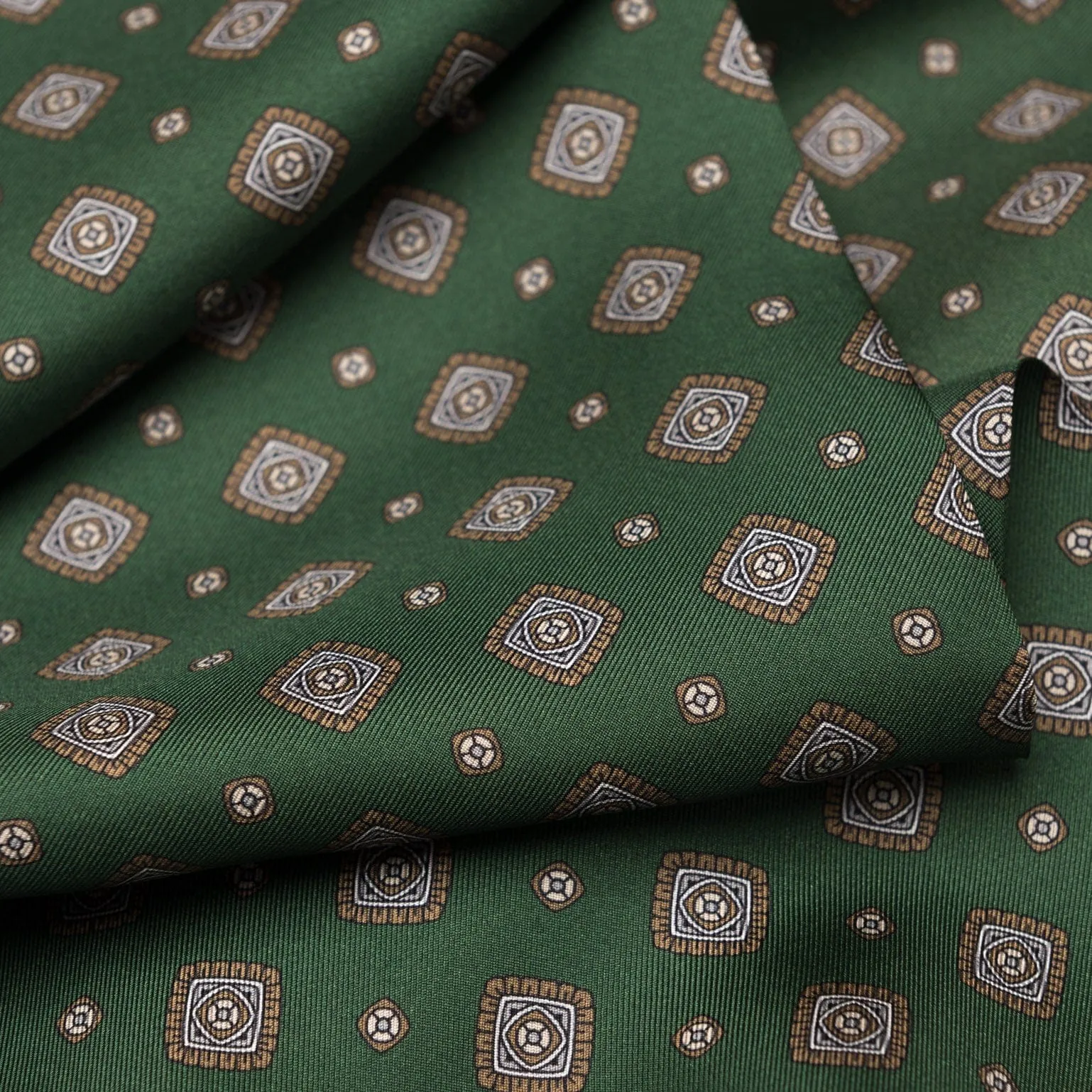 Ancona - Silk Scarf - Forest Green sold by Elizabetta product image thumbnail 3