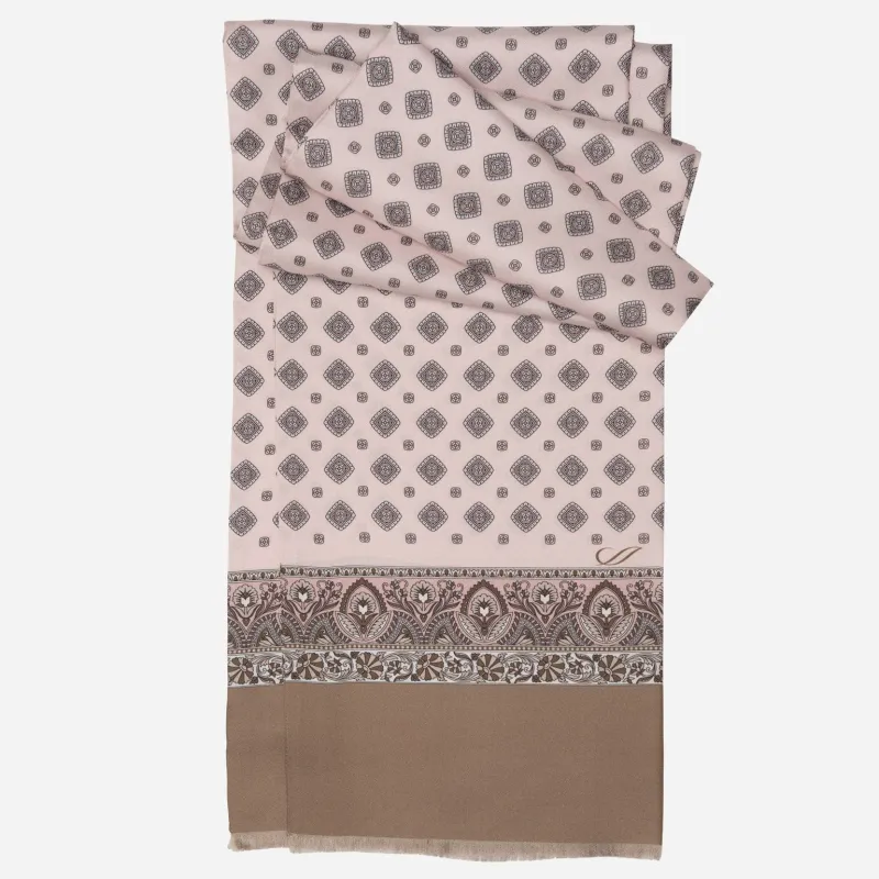 Ancona - Silk Scarf - Pink sold by Elizabetta