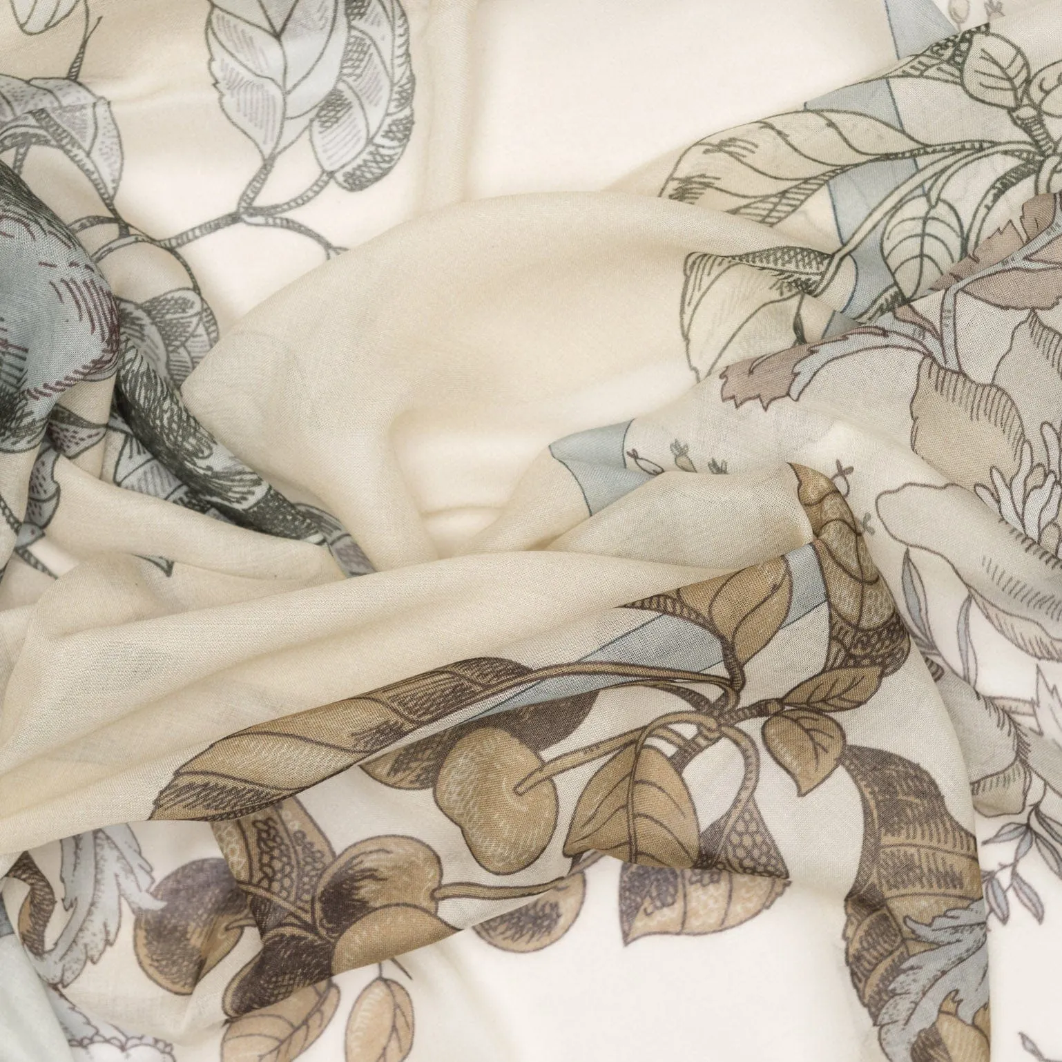 Aurora - Modal Cashmere Scarf Shawl - Powder Blue sold by Elizabetta product image thumbnail 4