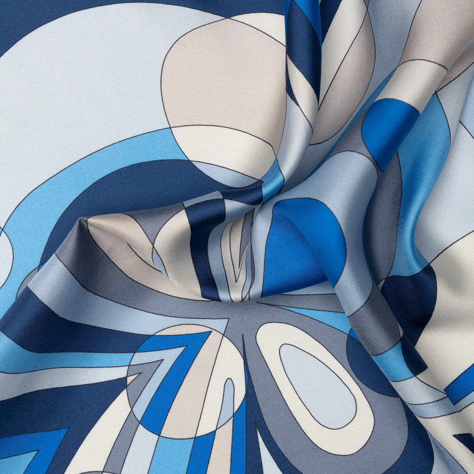 Michelle - Silk Bandana - Blue sold by Elizabetta product image thumbnail 3