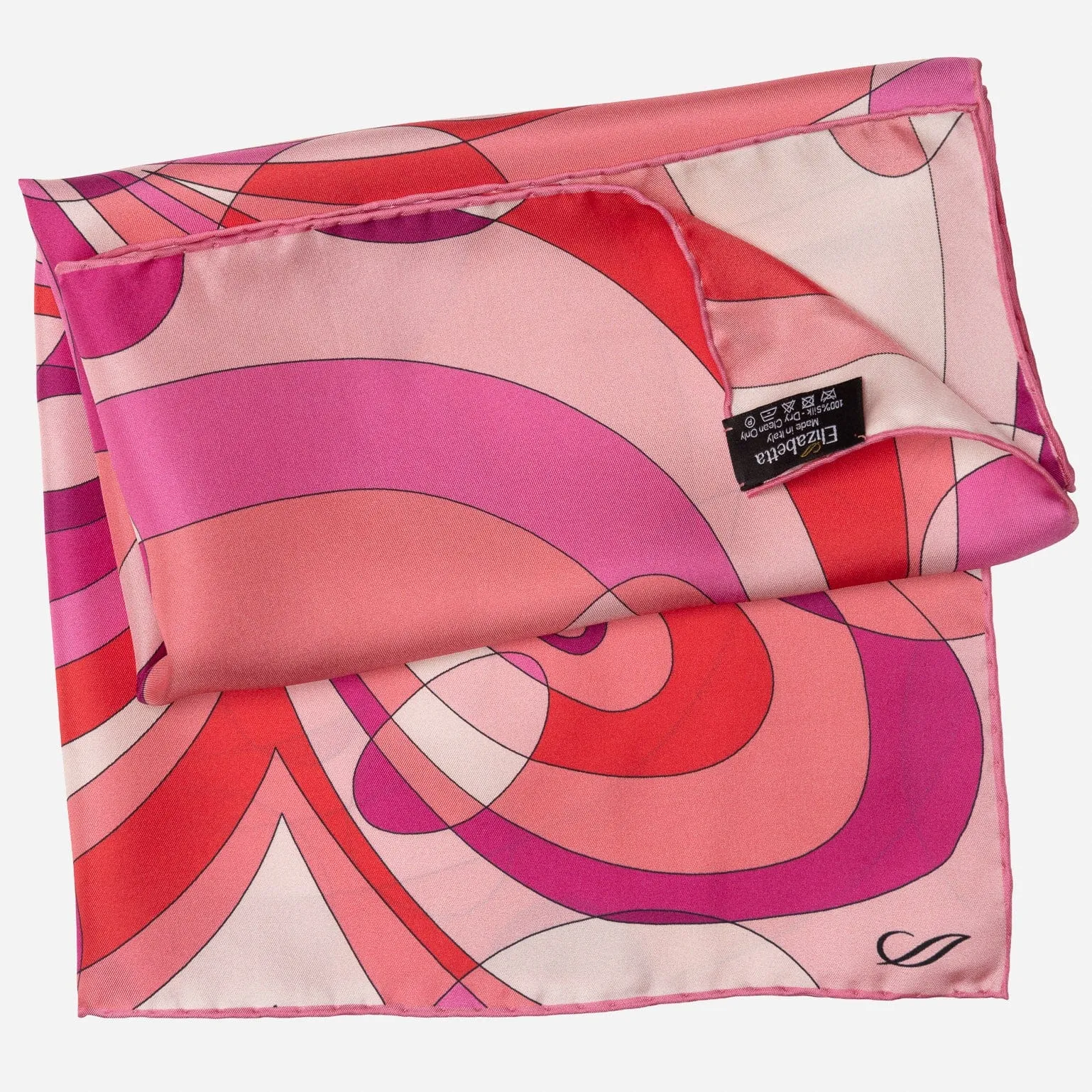 Michelle - Silk Bandana - Fuchsia sold by Elizabetta product image thumbnail 4