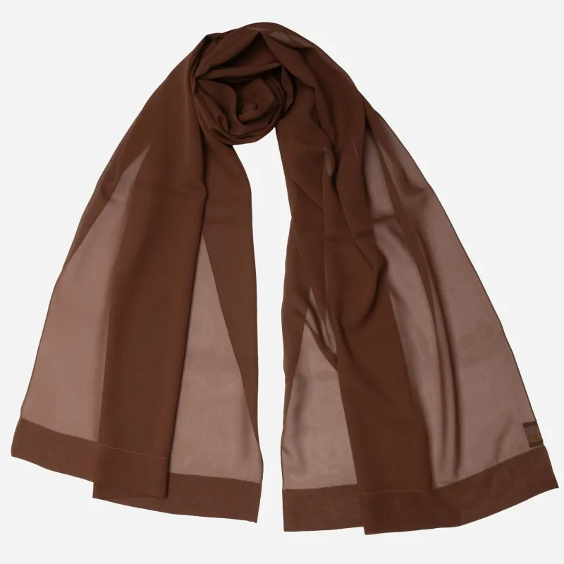 Carmen - Silk Scarf Shawl - Chocolate sold by Elizabetta