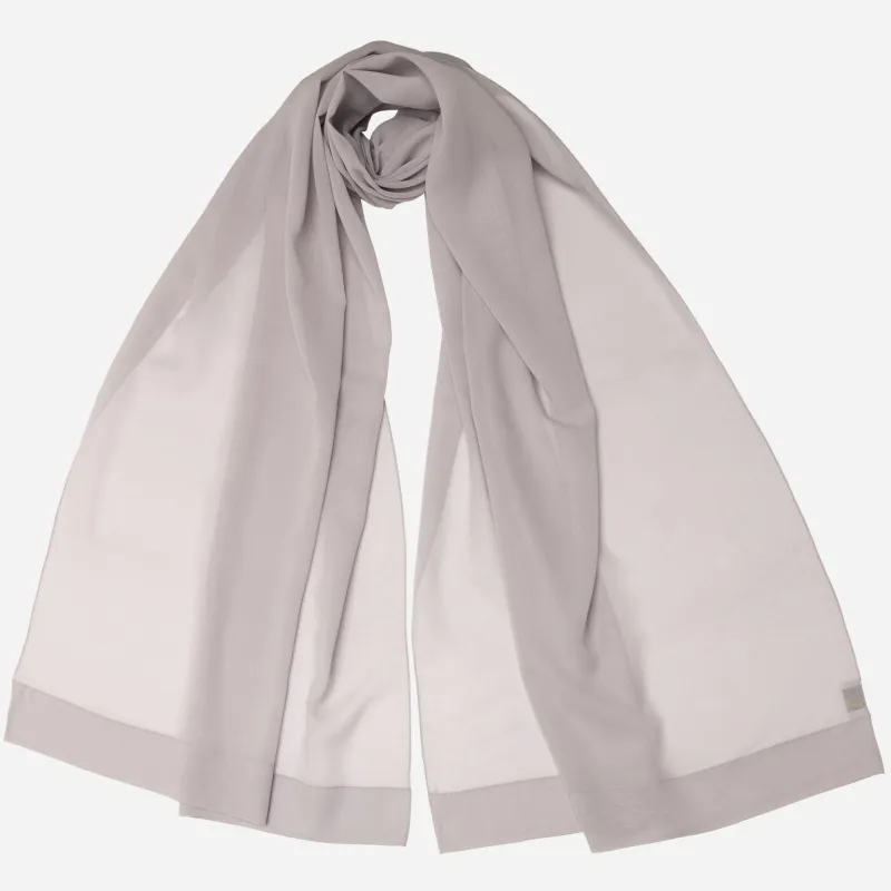 Carmen - Silk Scarf Shawl - Silver Mist sold by Elizabetta