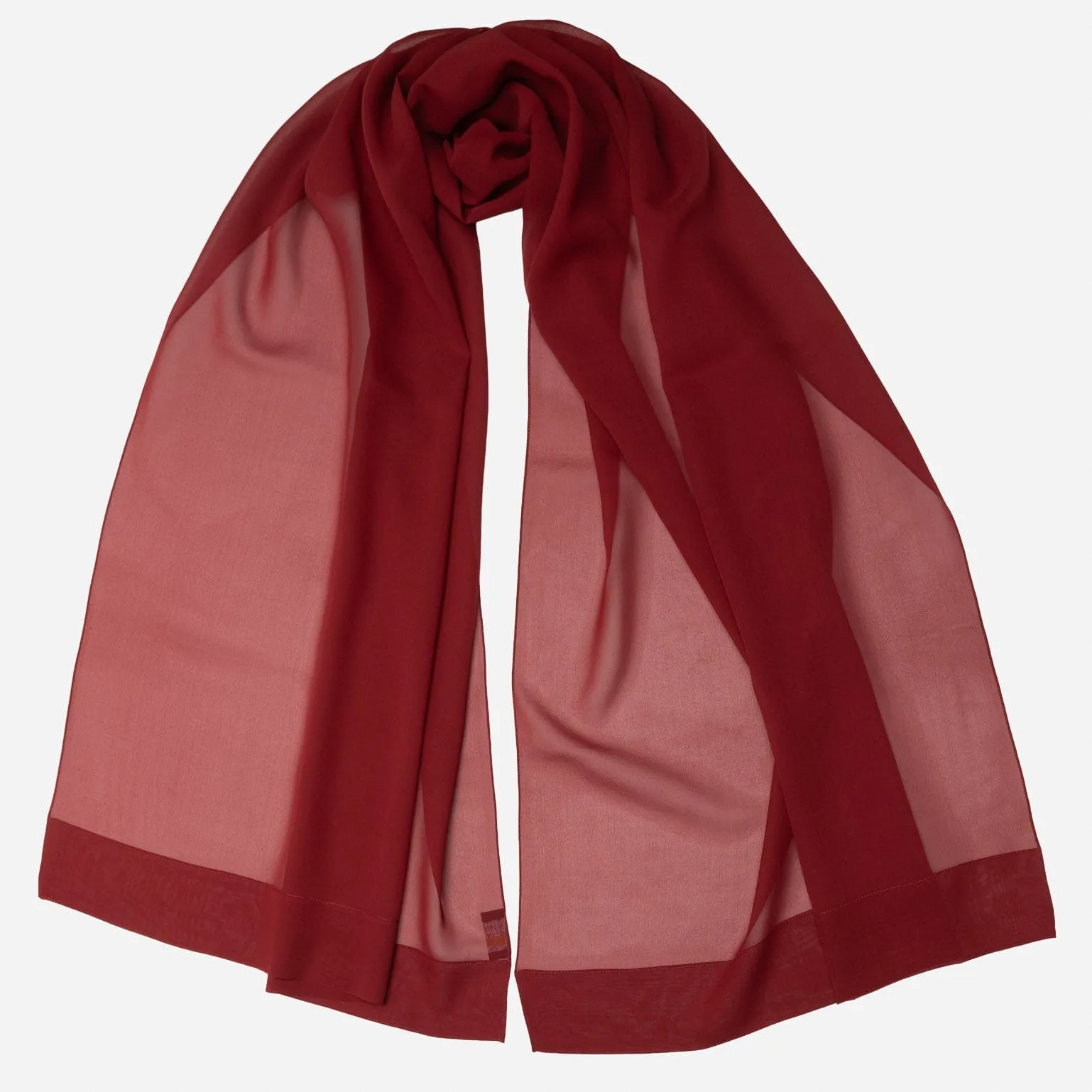 Carmen - Silk Scarf Shawl - Burgundy sold by Elizabetta