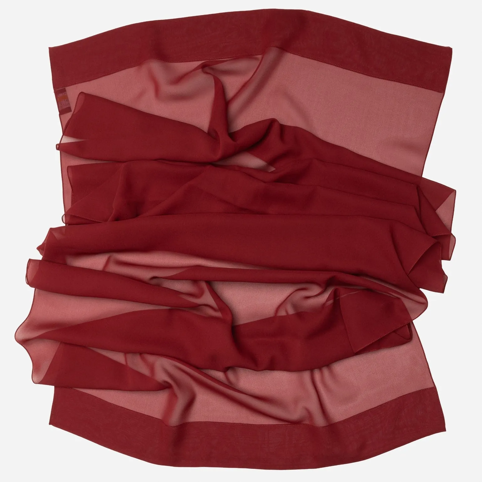 Carmen - Silk Scarf Shawl - Burgundy sold by Elizabetta product image thumbnail 2