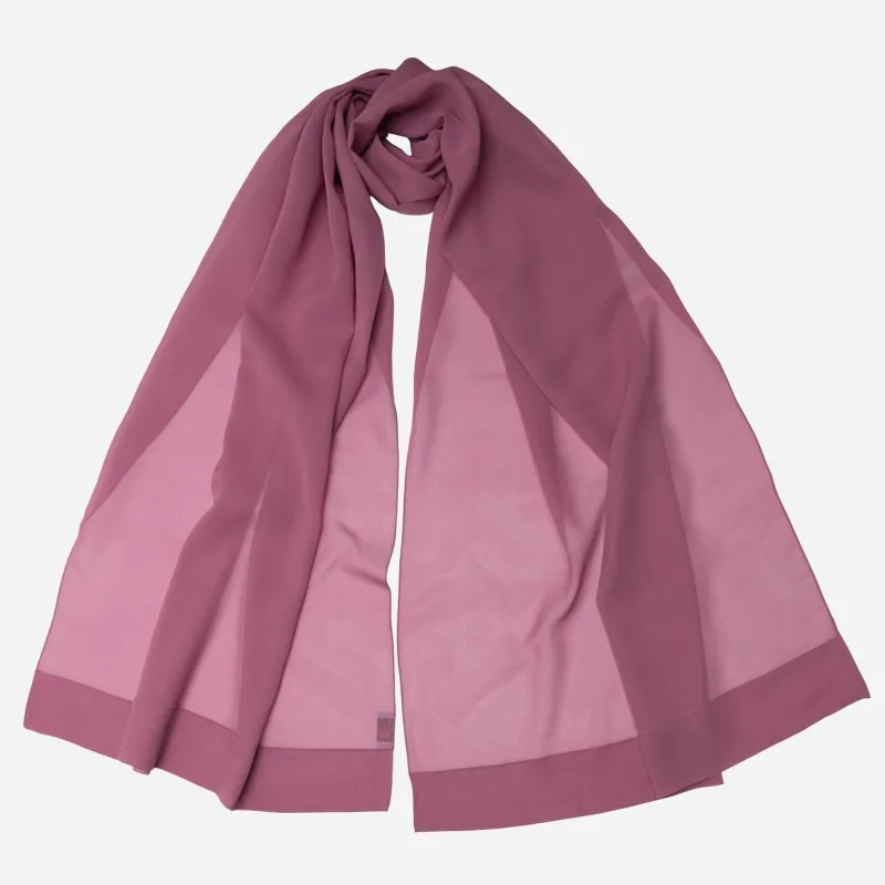 Carmen - Silk Scarf Shawl - Plum Sorbet sold by Elizabetta