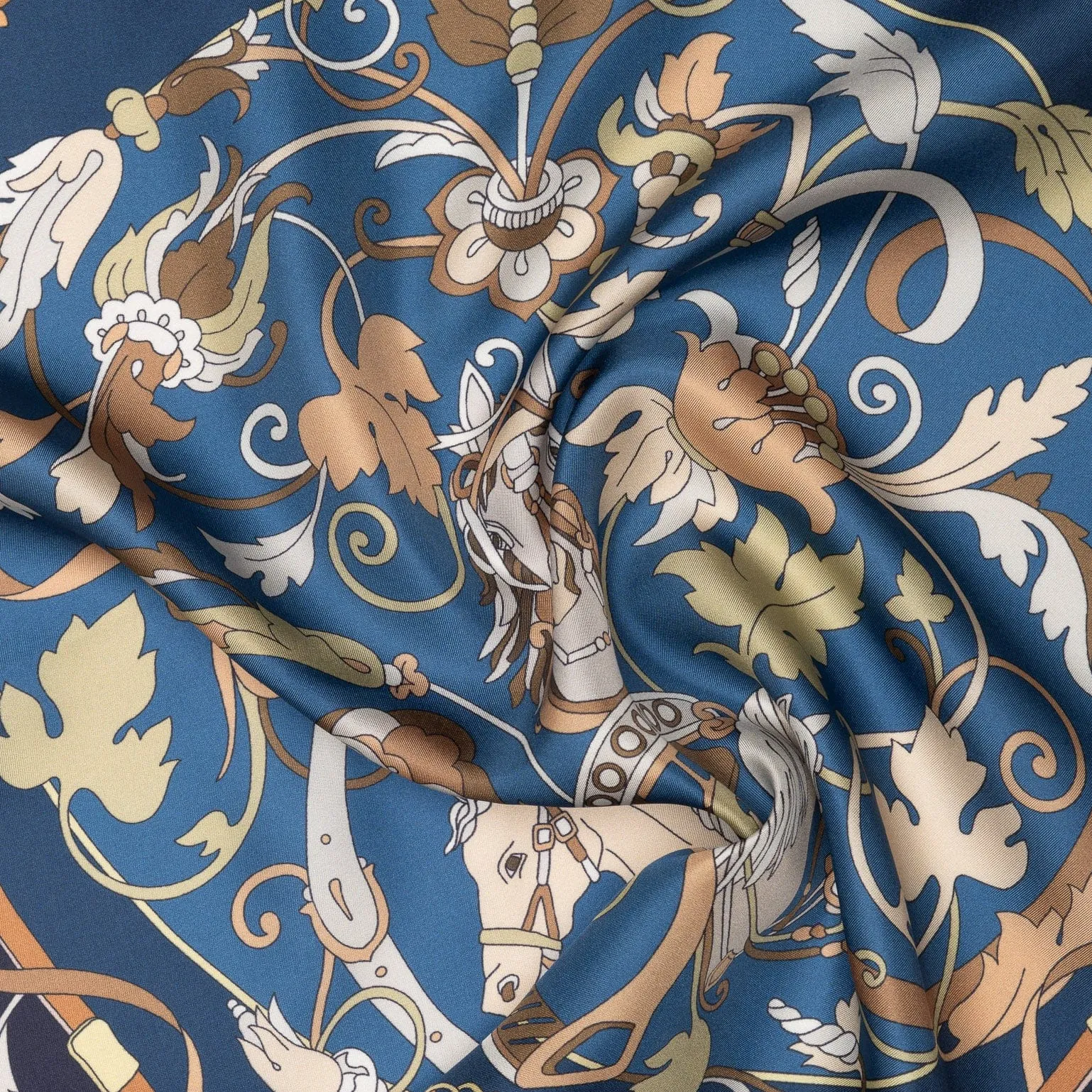 Elena - Silk Bandana - Midnight Blue sold by Elizabetta product image thumbnail 4