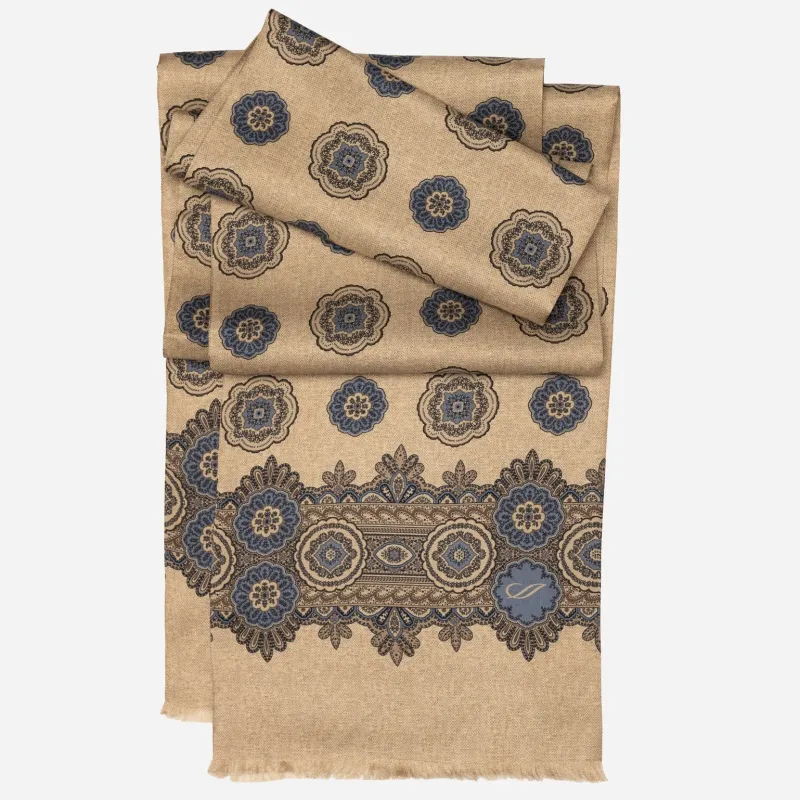 Silvestri - Silk Scarf - Golden Wheat sold by Elizabetta